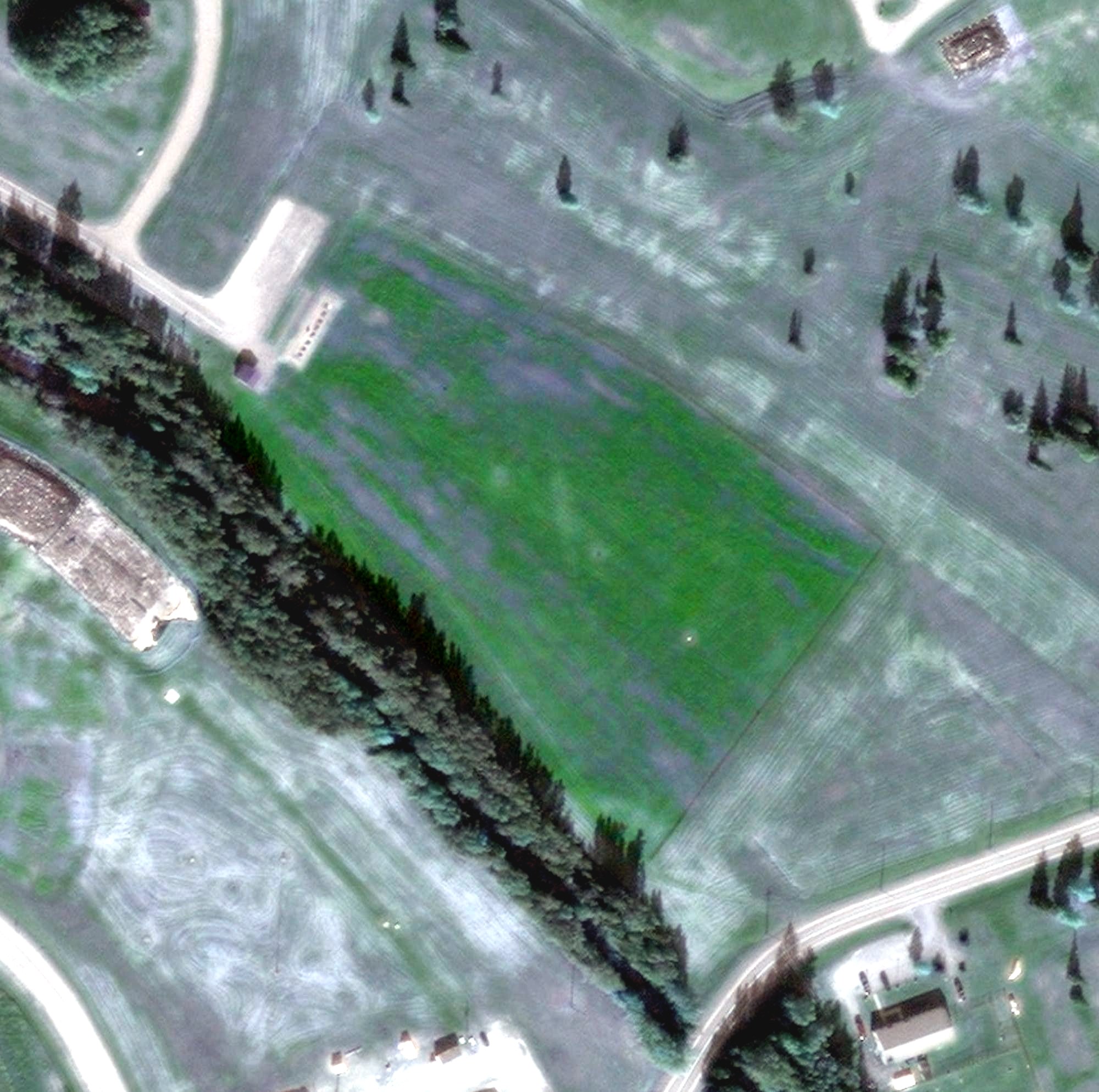 Aerial view of Driving range, AK
