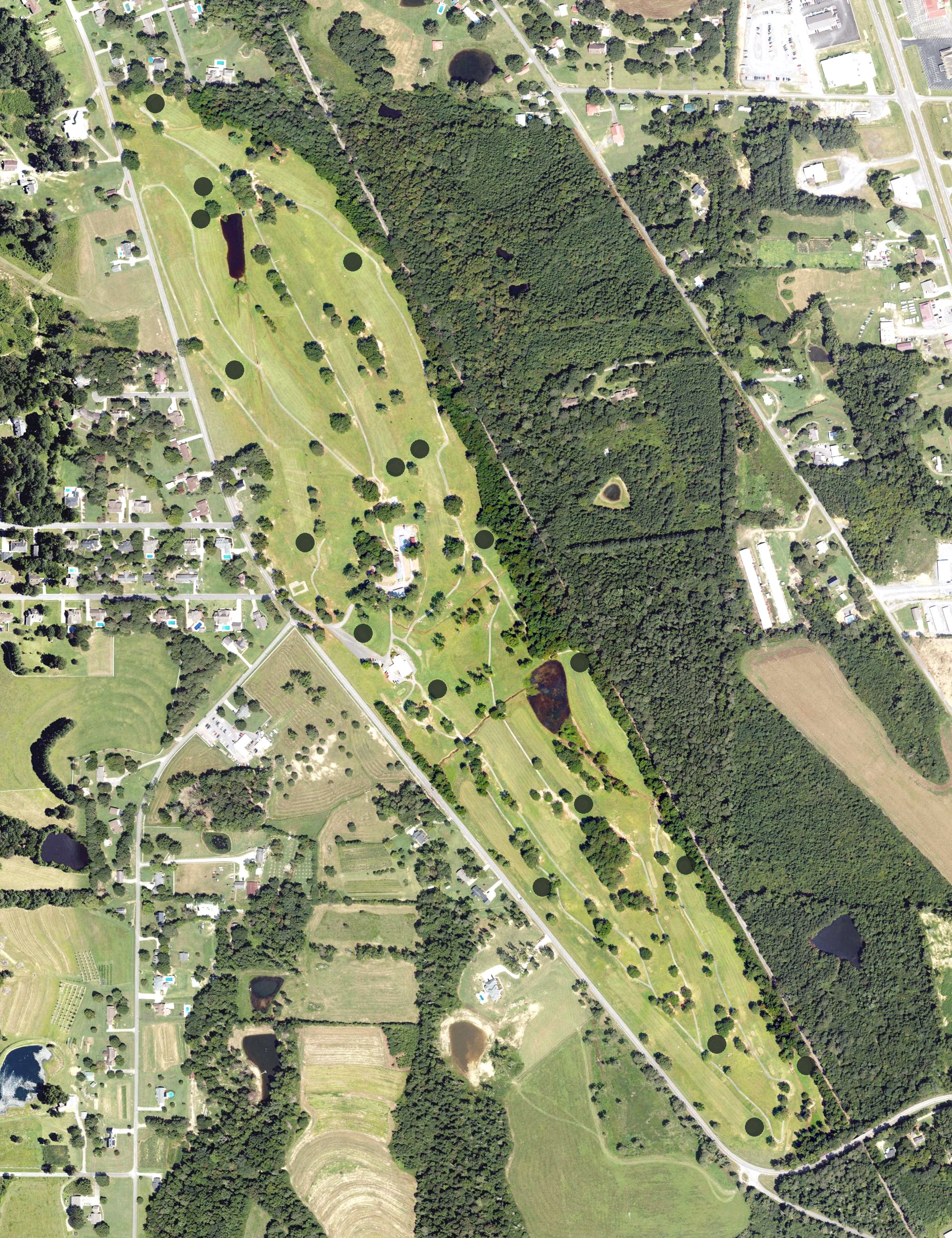 Aerial view of Boaz Golf and Country Club, AL