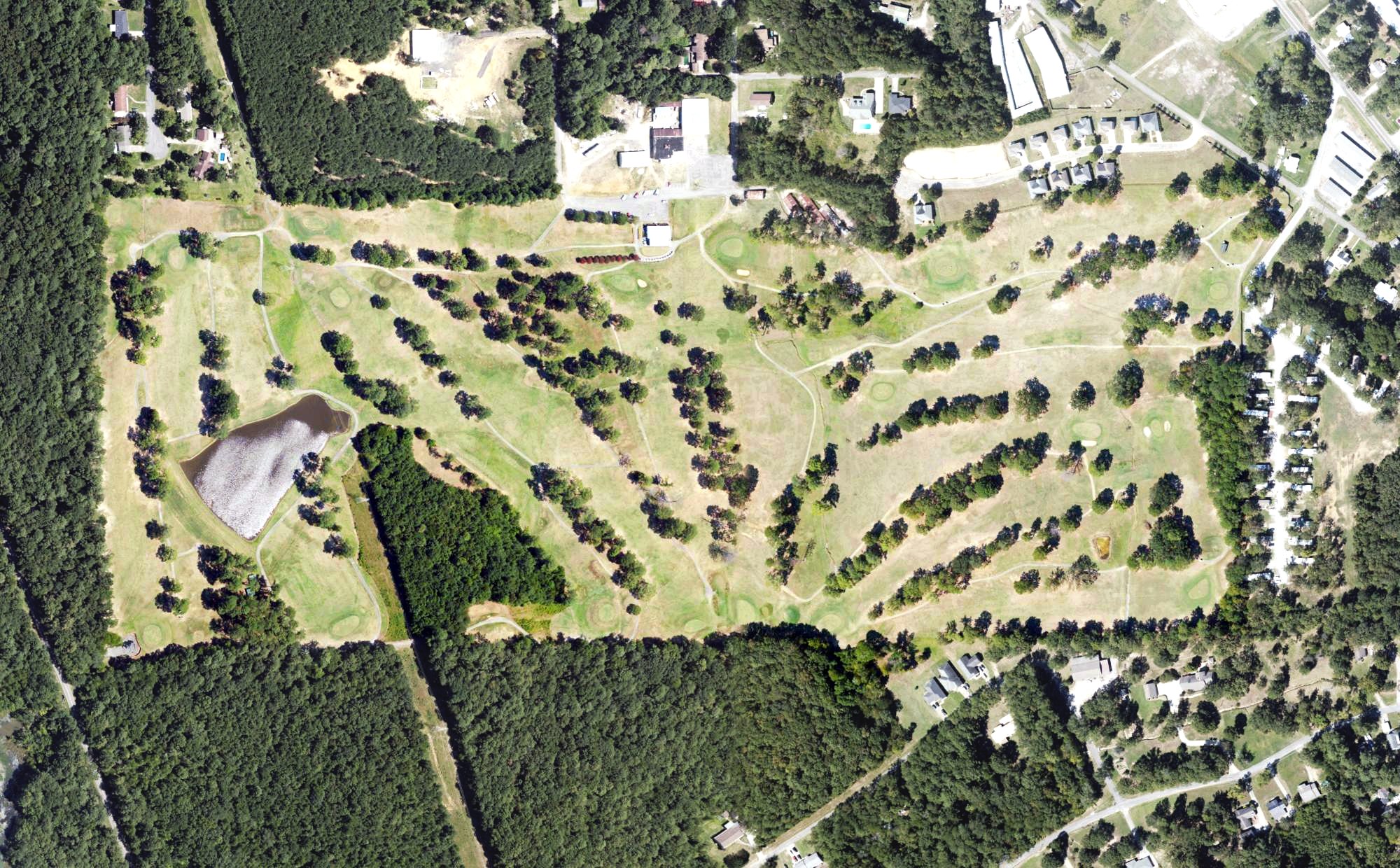 Aerial view of Briarmeade Golf Club, AL