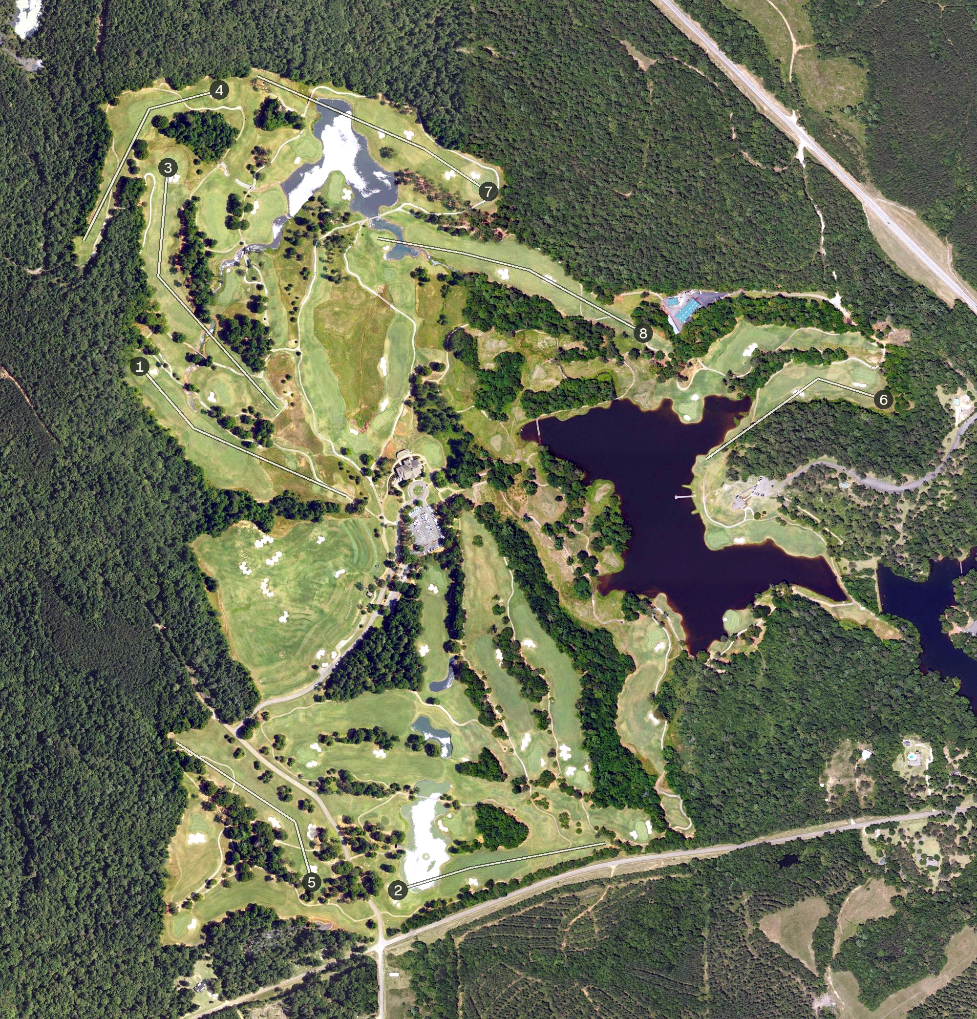 Aerial view of Cambrian Ridge, AL