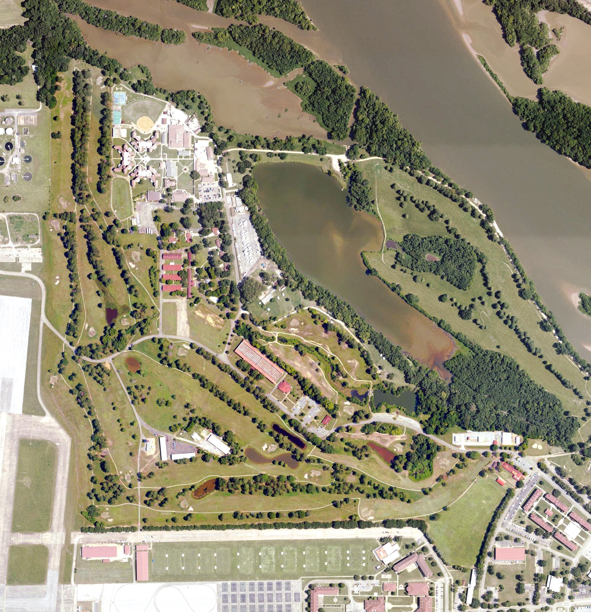 Aerial view of Cypress Tree Golf Club, AL