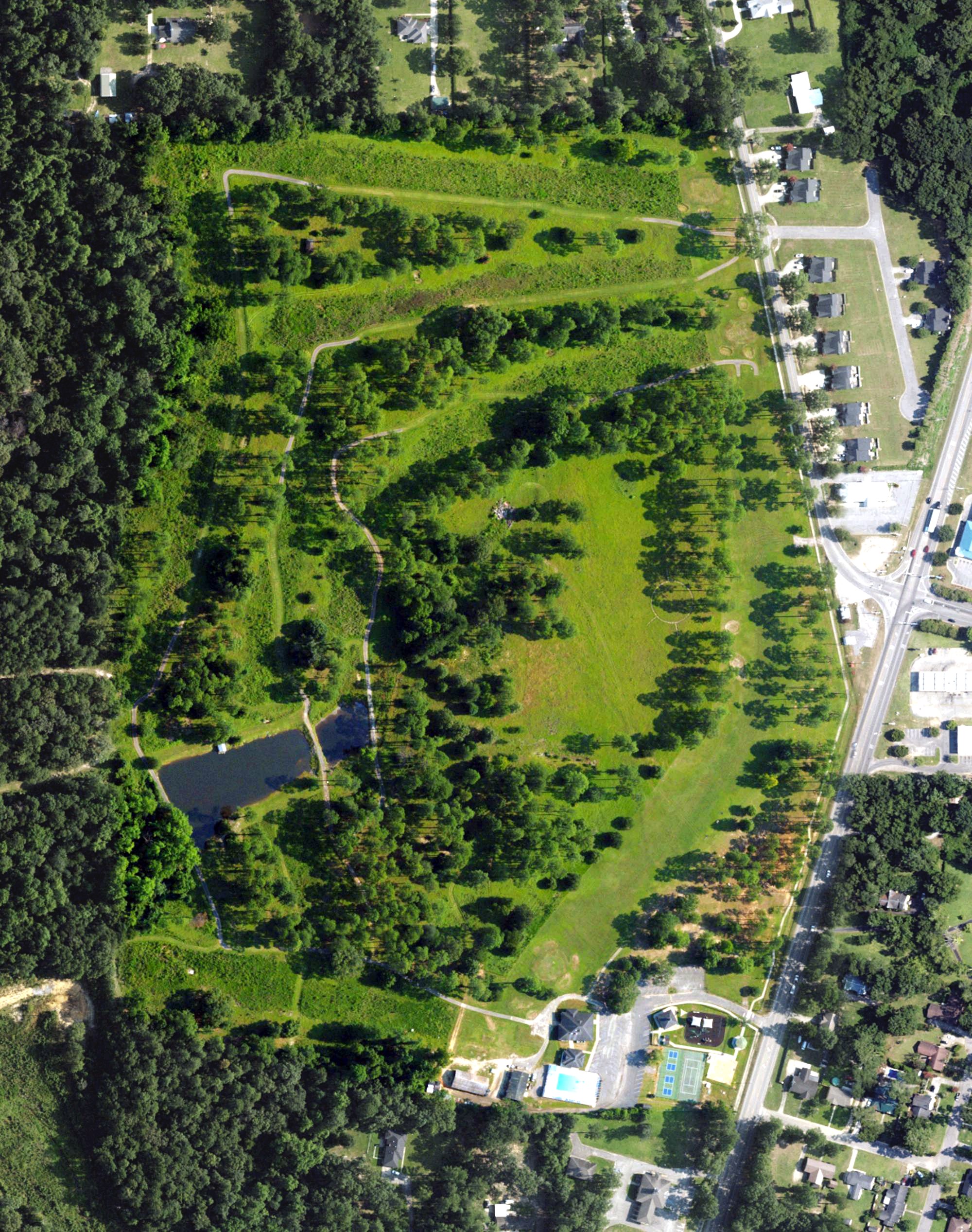 Aerial view of Dogwood Hills Golf Course, AL