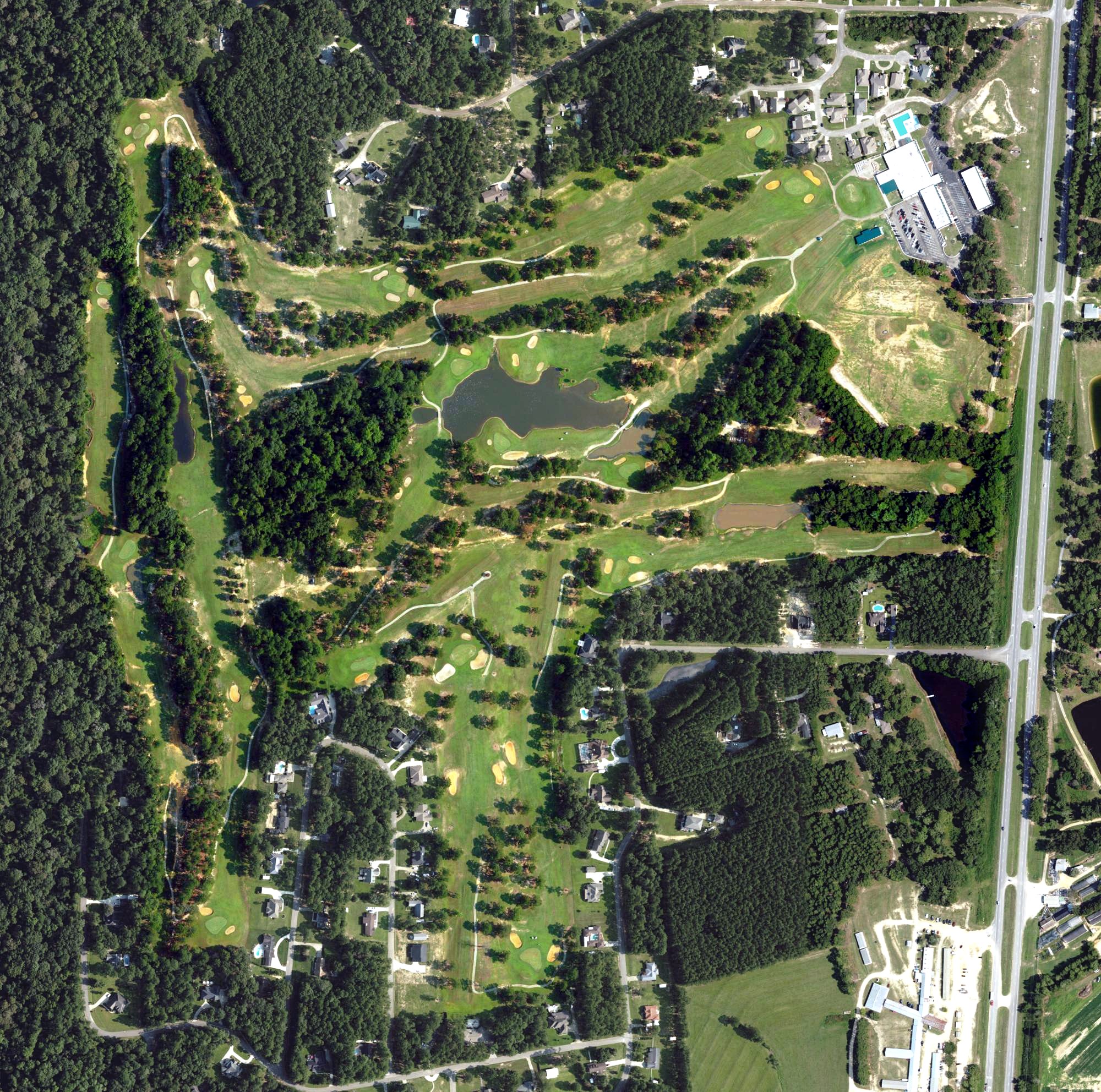 Aerial view of Dothan National Golf Club, AL