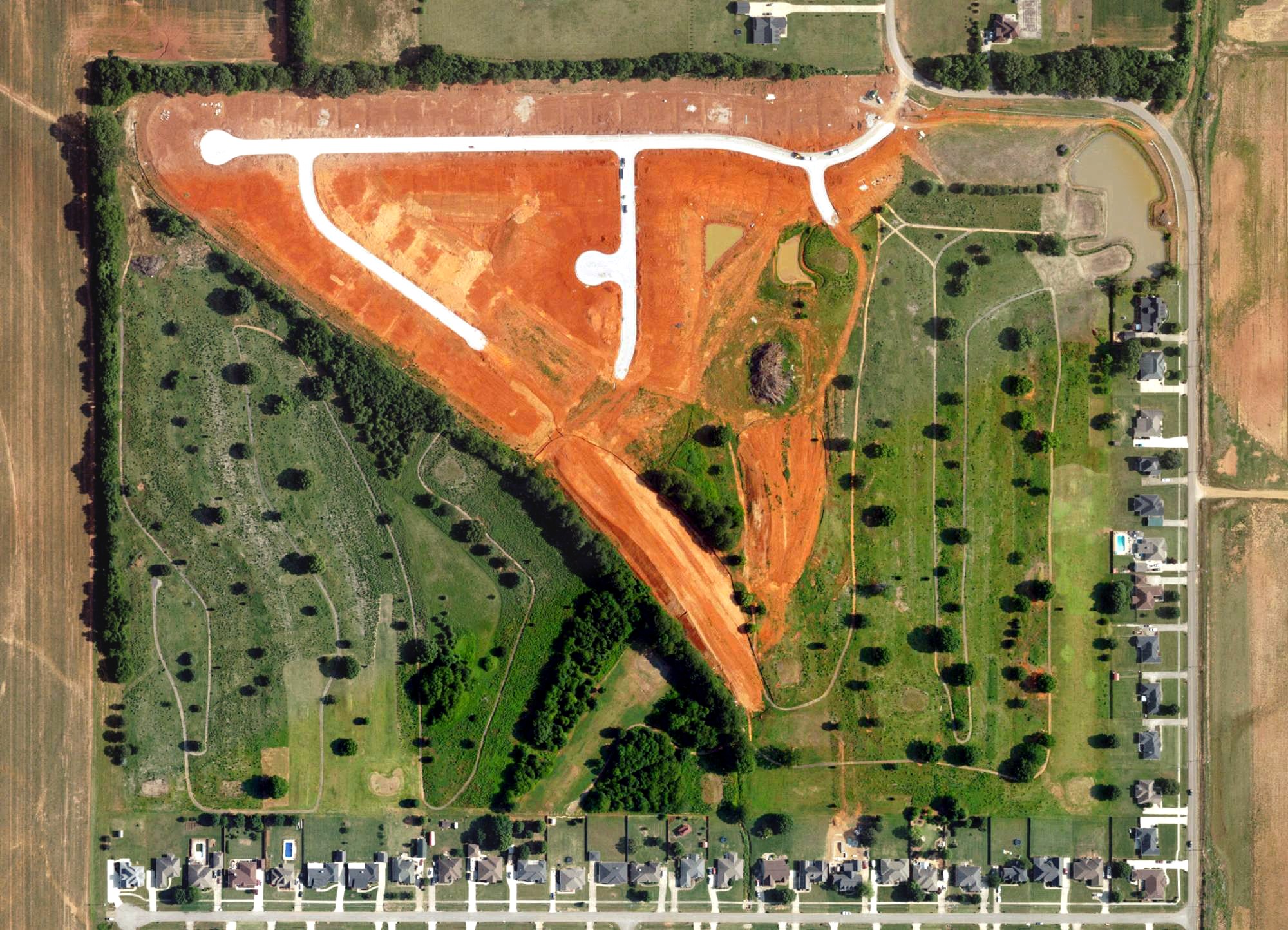 Aerial view of Fox Run, AL