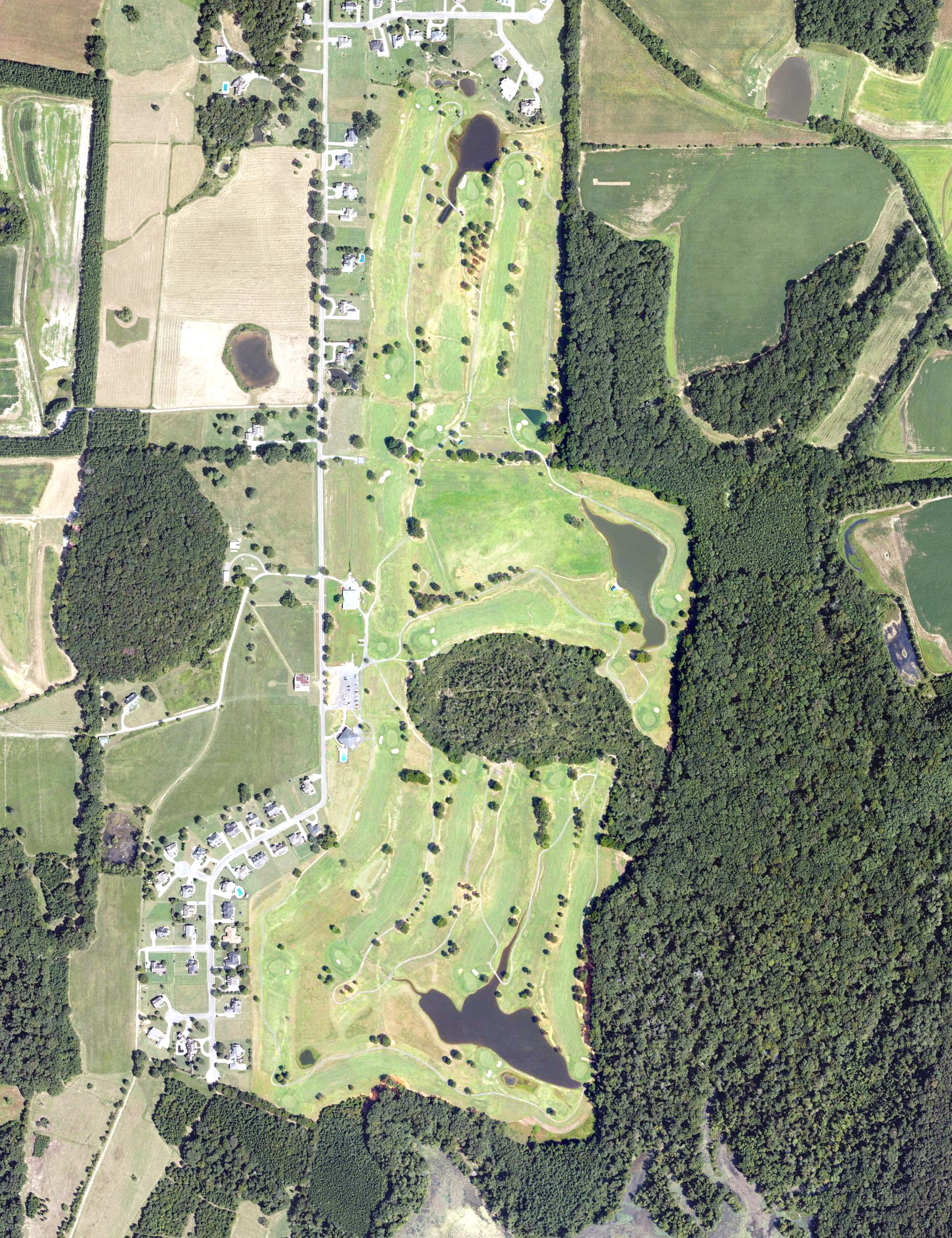 Aerial view of Goosepond Plantation Golf Course, AL