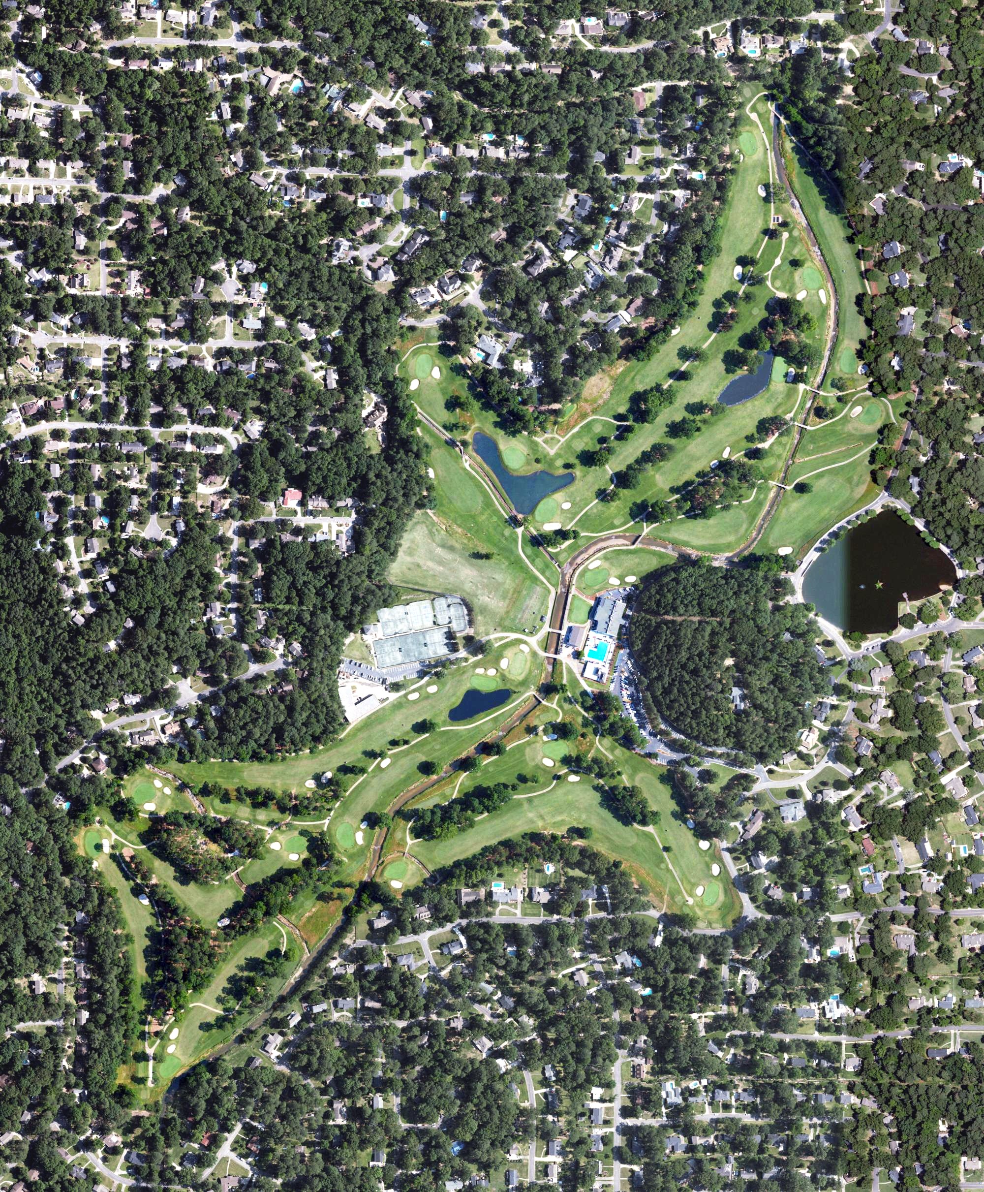 Aerial view of Hoover Country Club, AL