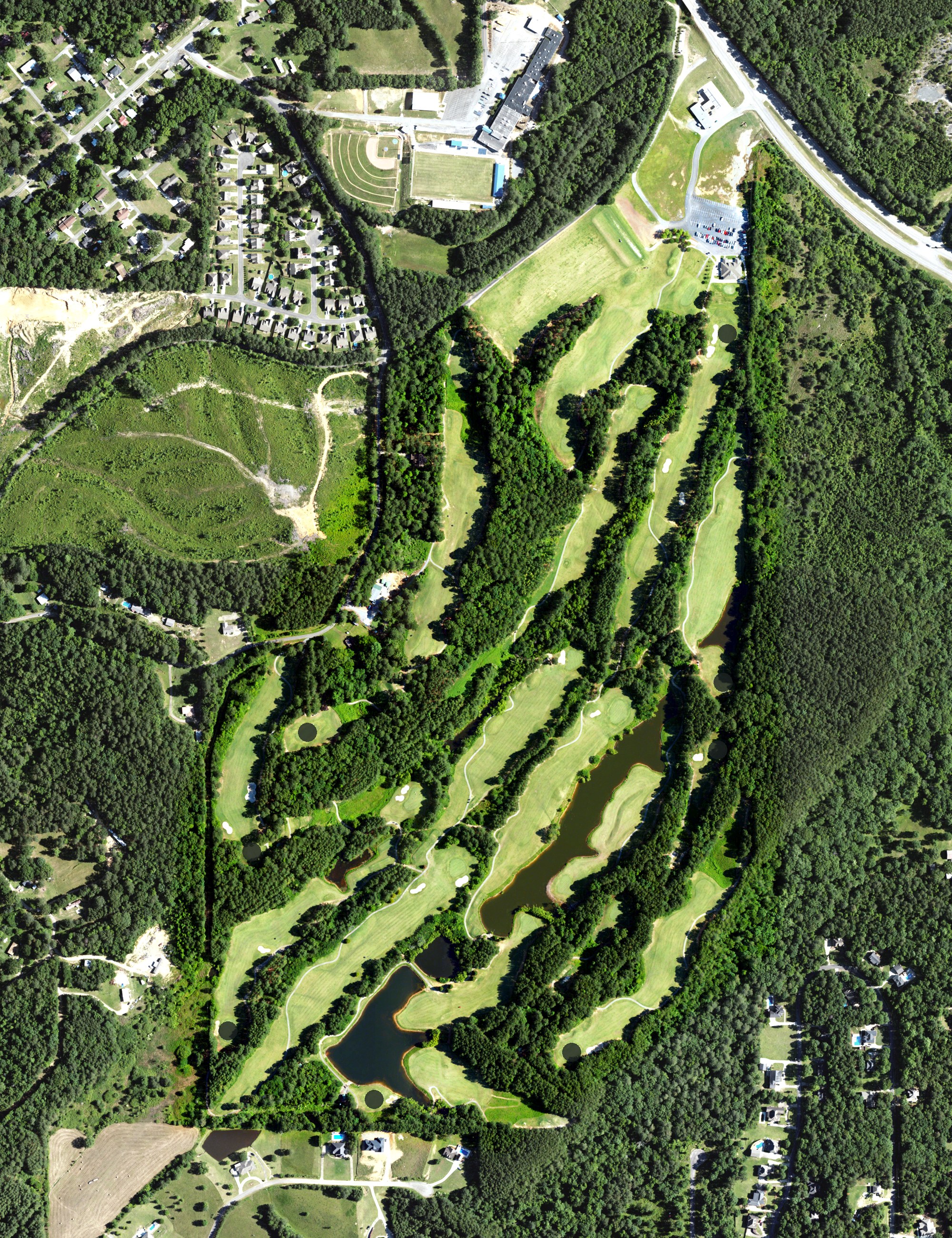 Aerial view of Horse Creek Golf Course, AL