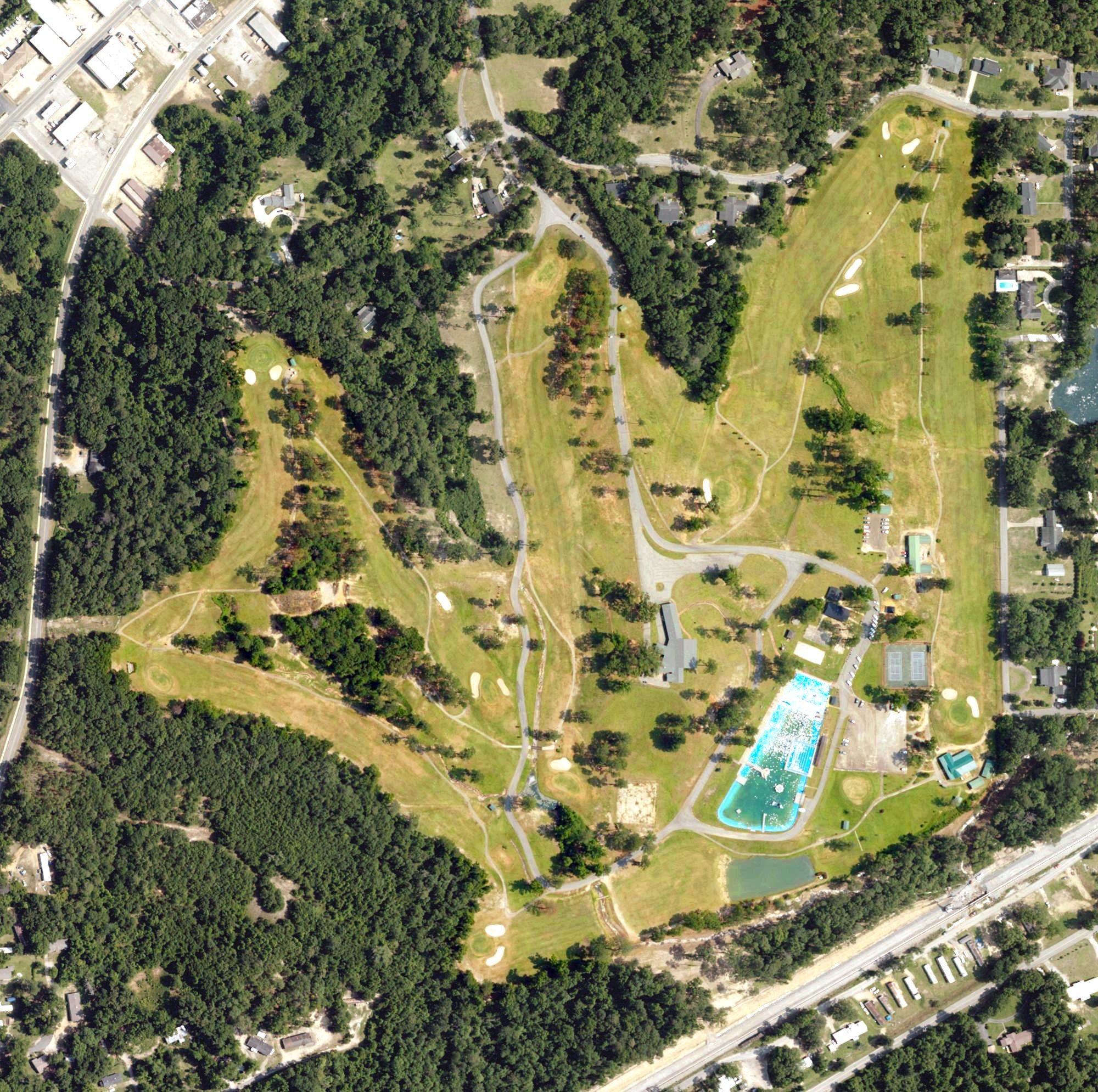Aerial view of Jackson Links, AL