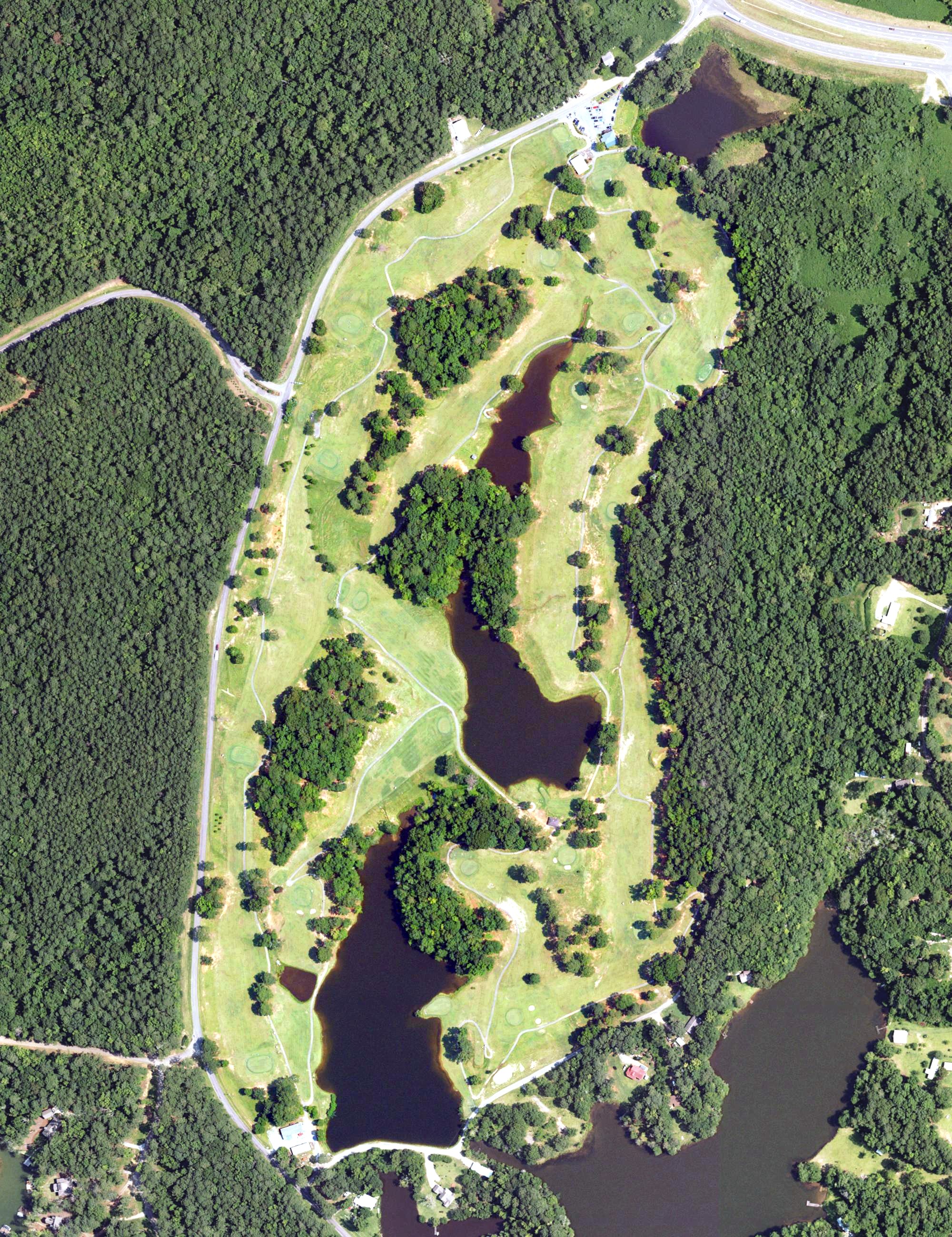 Aerial view of Lakewinds Golf Course, AL