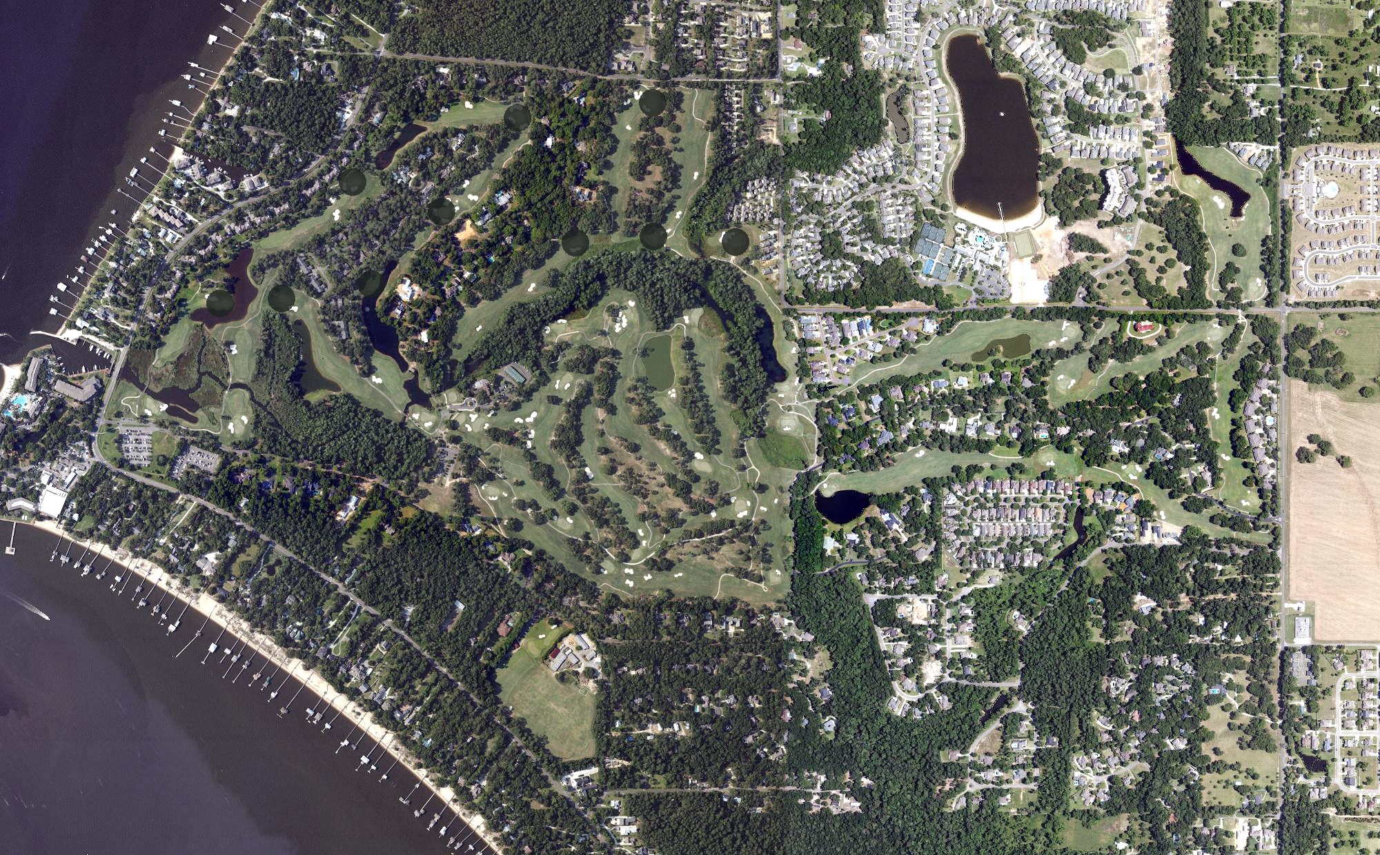 Aerial view of Lakewood Club, AL