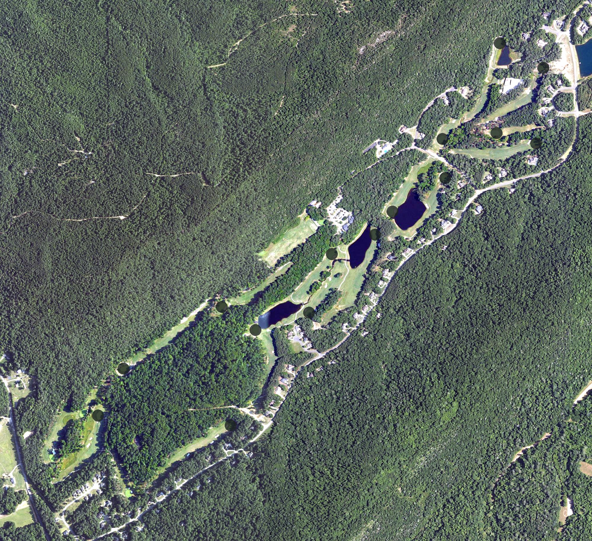 Aerial view of Limestone Springs Golf Club, AL