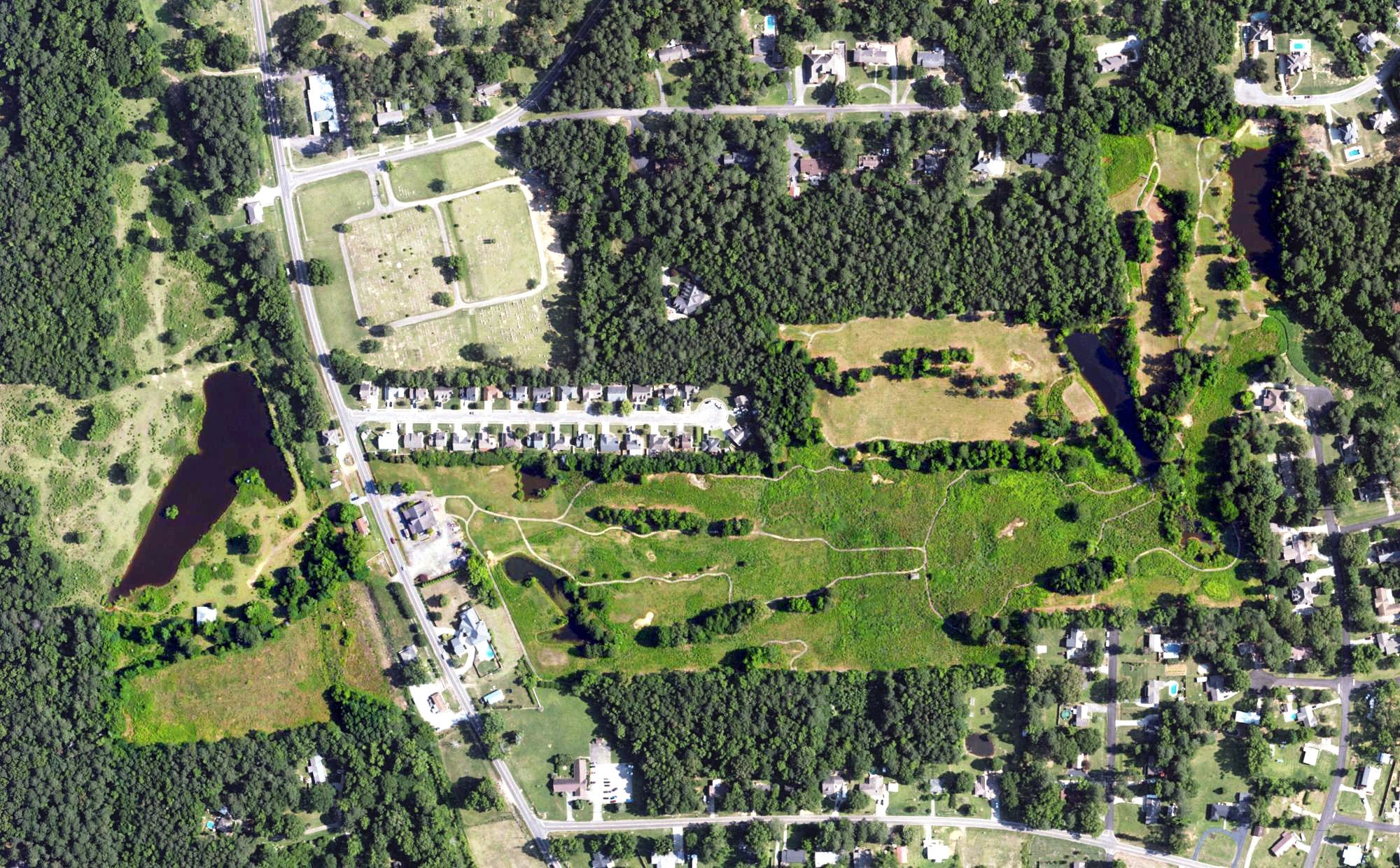 Aerial view of Magnolia Meadows Golf Course, AL