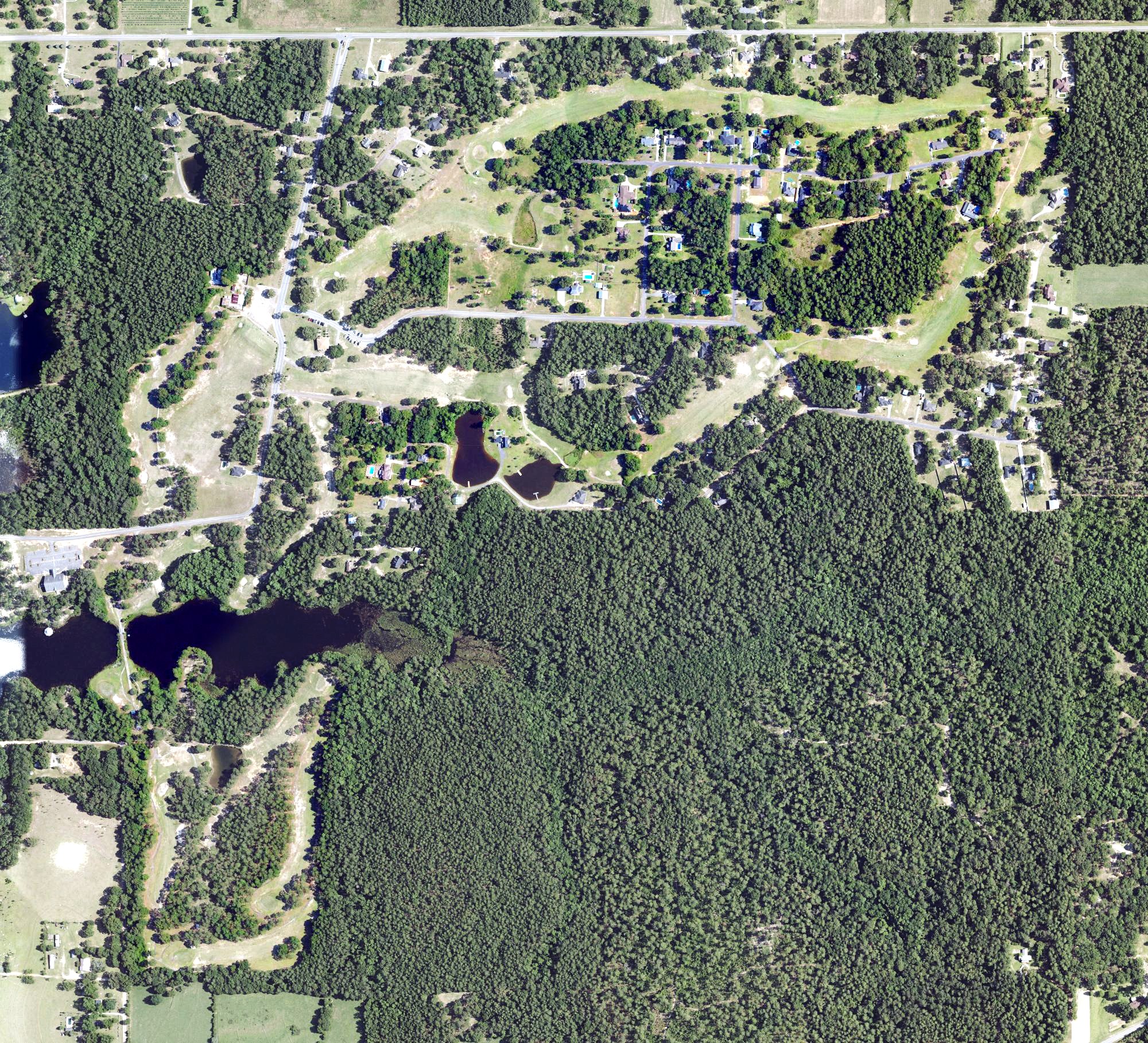 Aerial view of Mill Creek Golf Course, AL