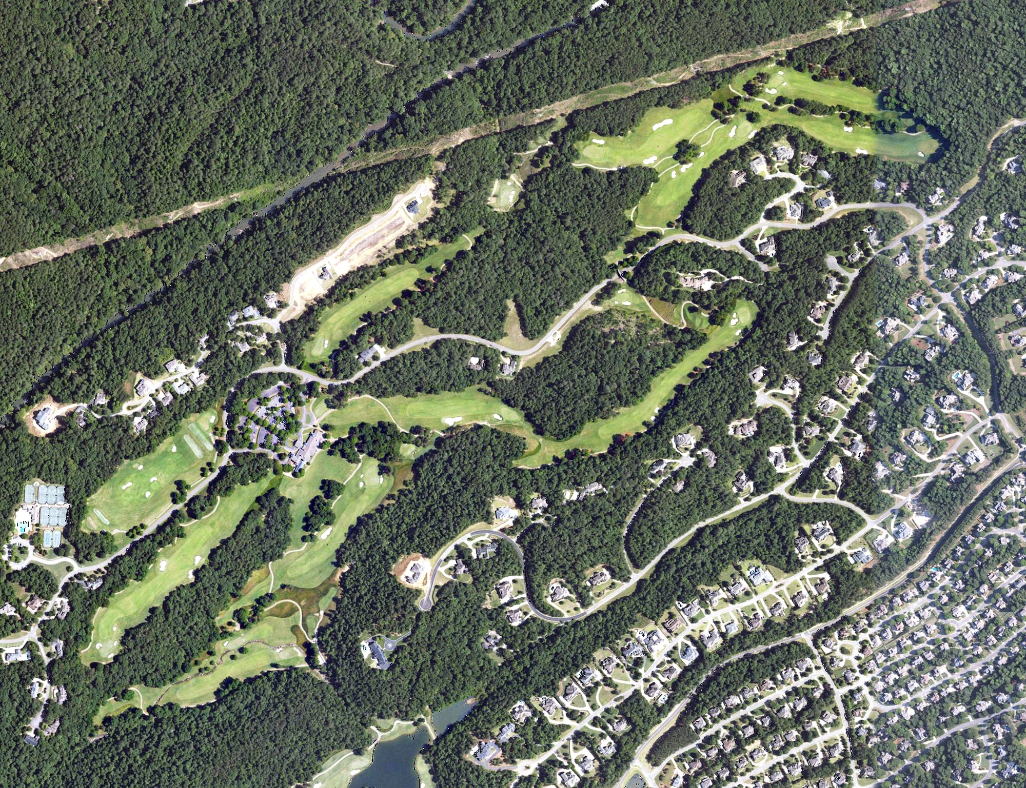 Aerial view of Old Overton Club, AL