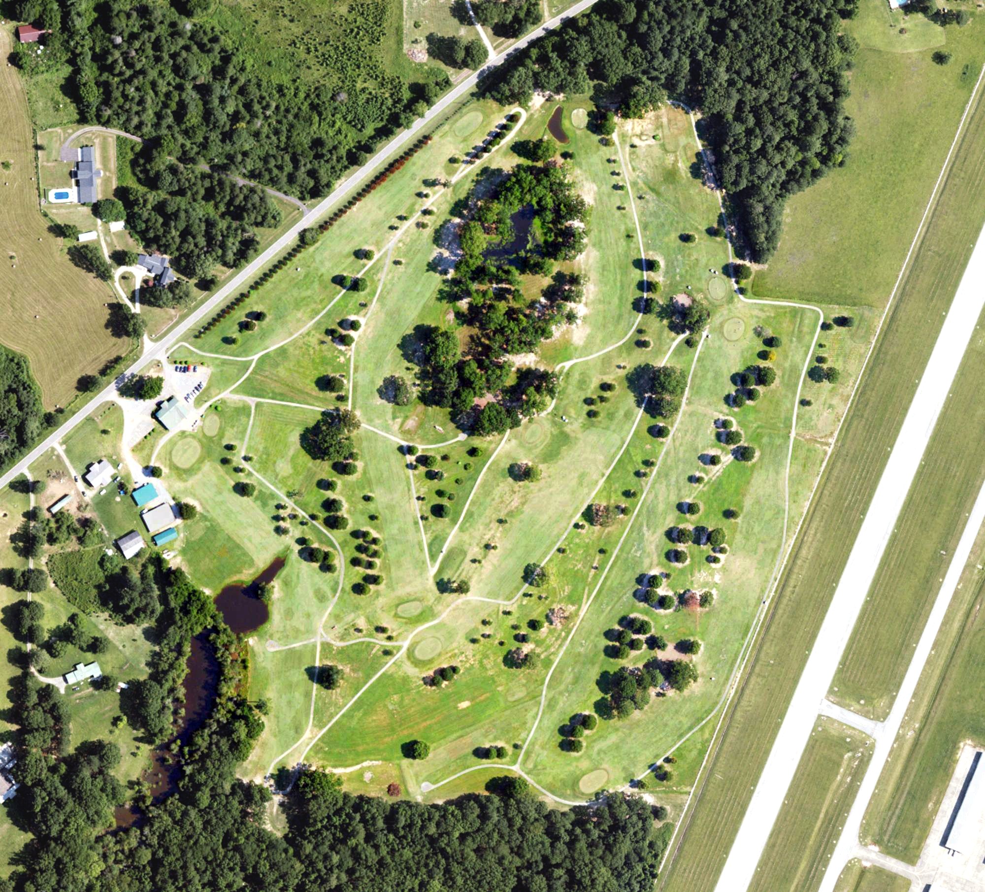 Aerial view of Pell City Country Club, AL