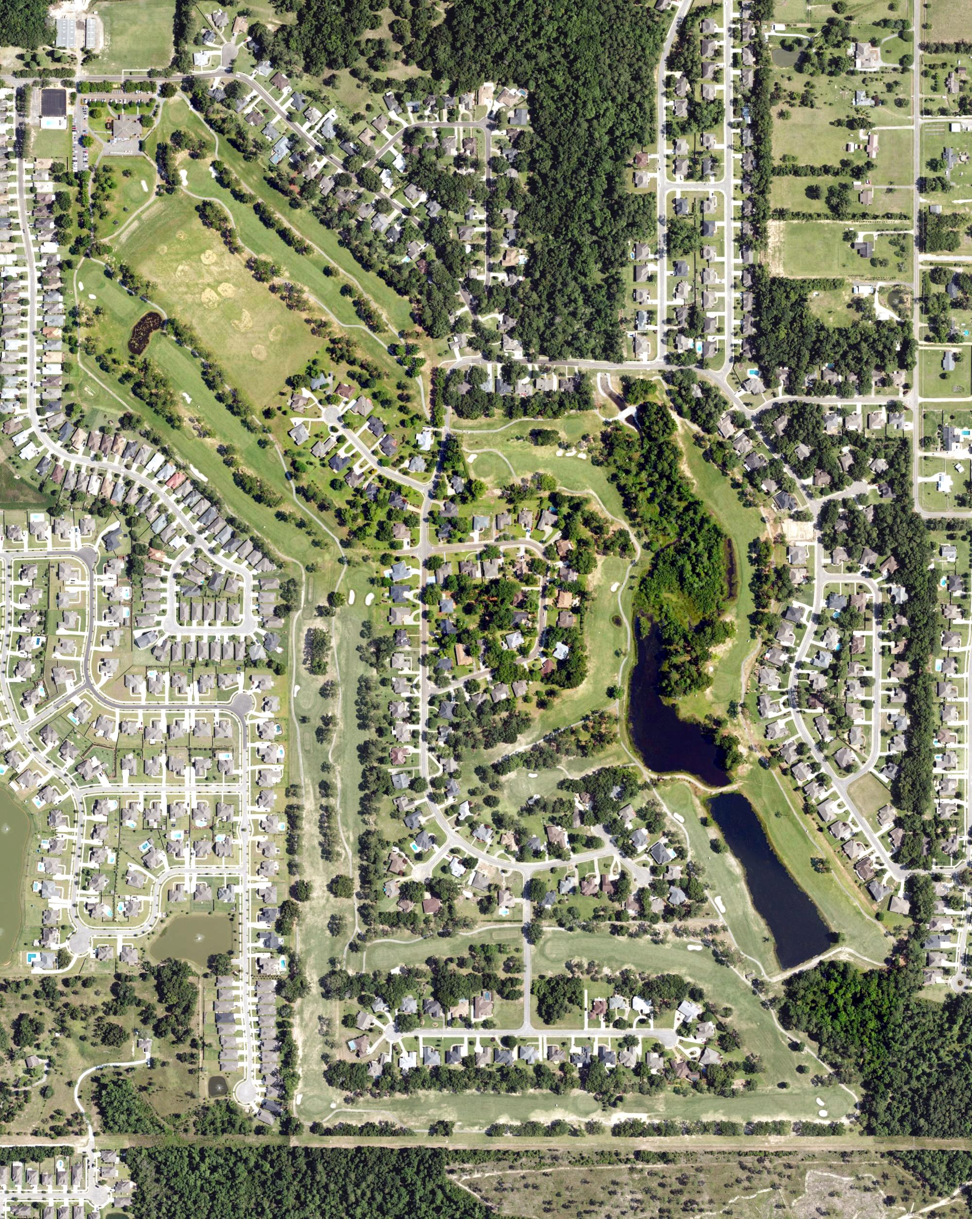 Aerial view of Quail Creek Golf Course, AL