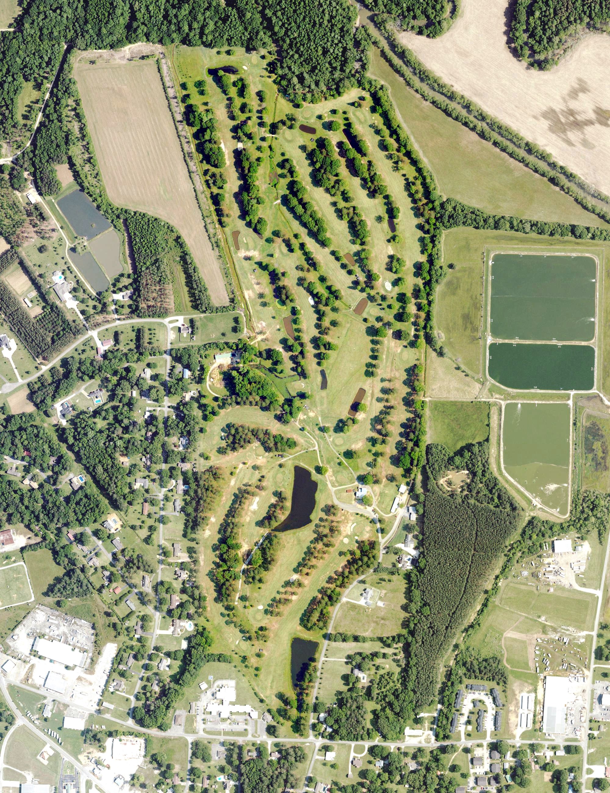 Aerial view of Redmont Country Club, AL