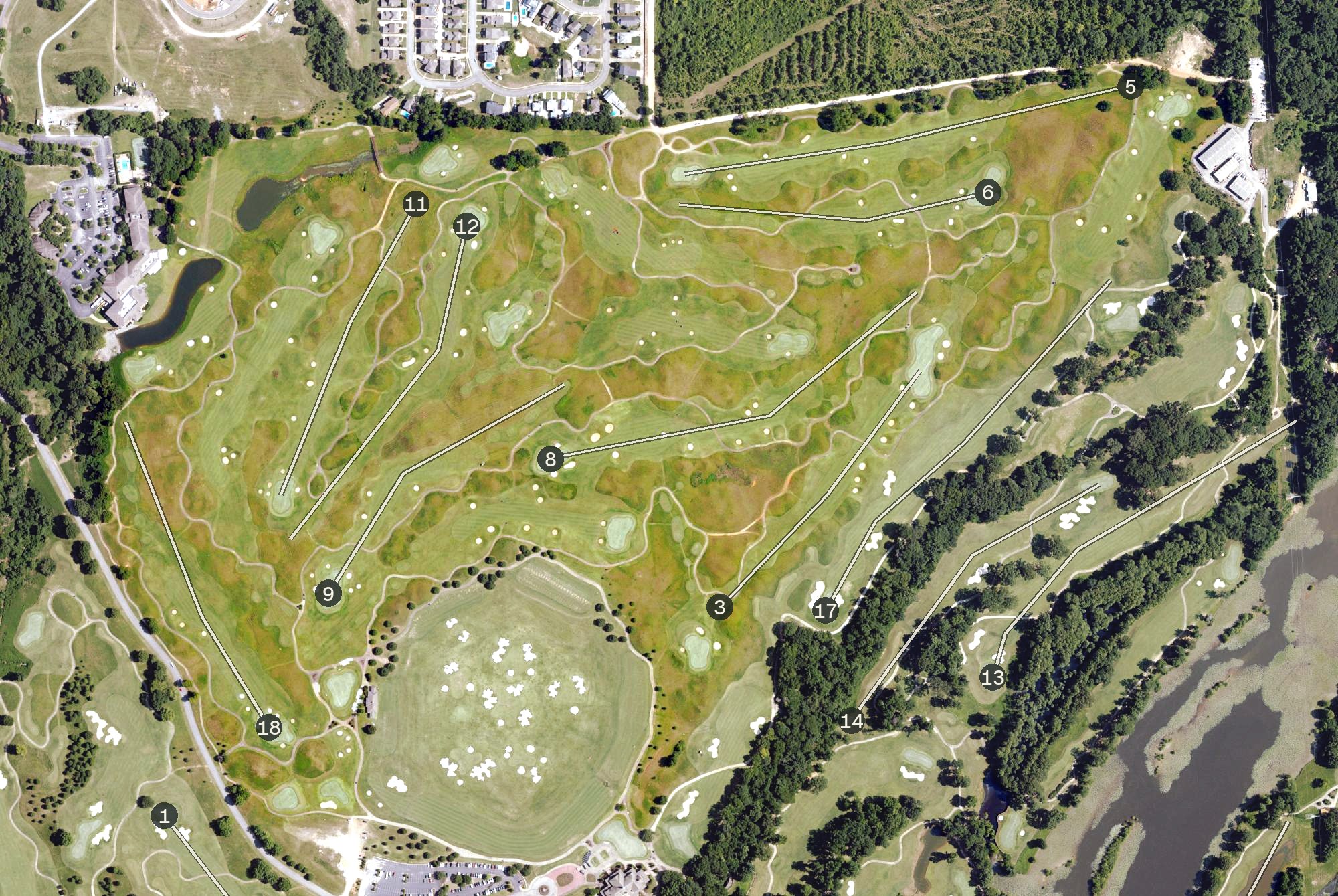 Aerial view of Senator, AL