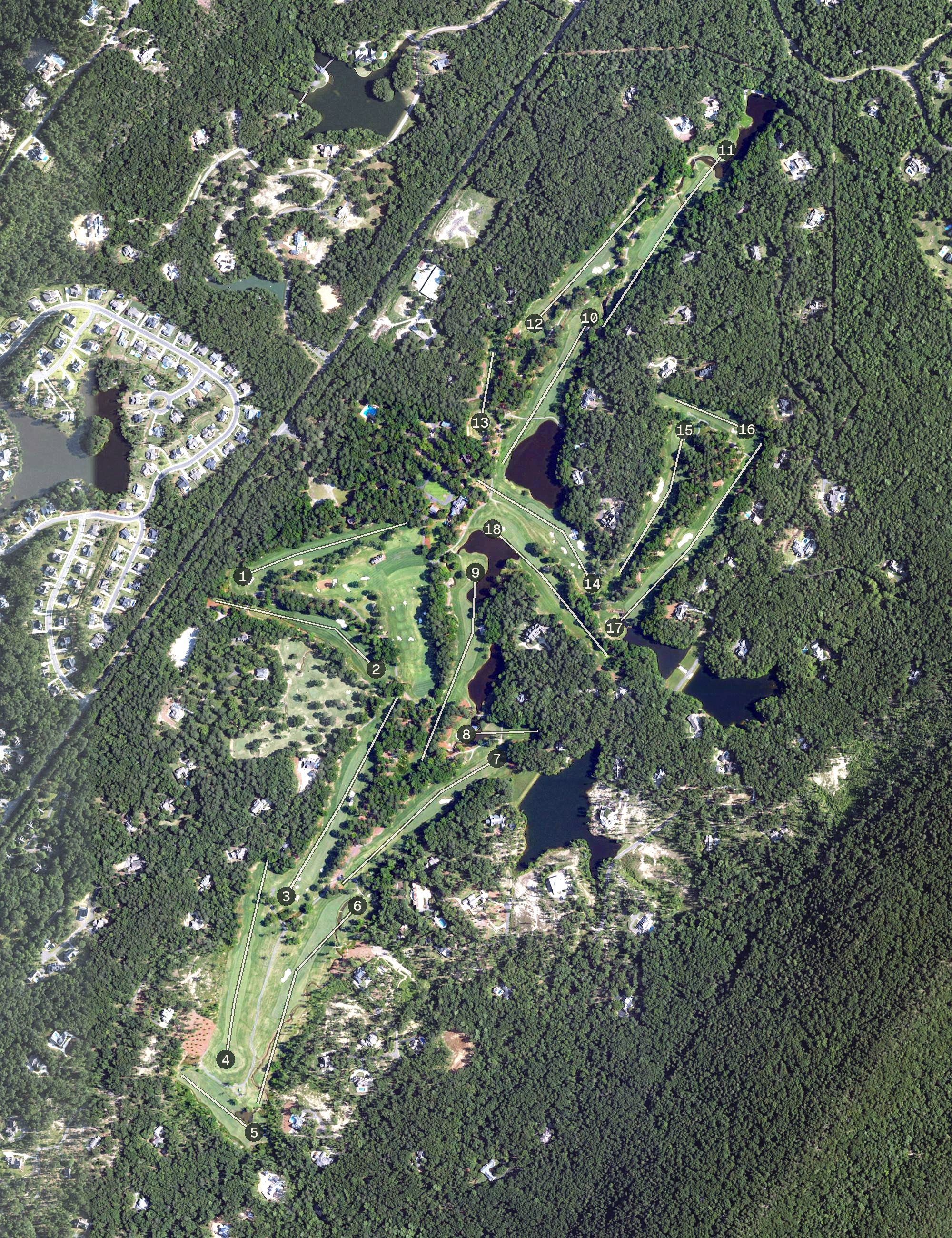 Aerial view of Shoal Creek, AL