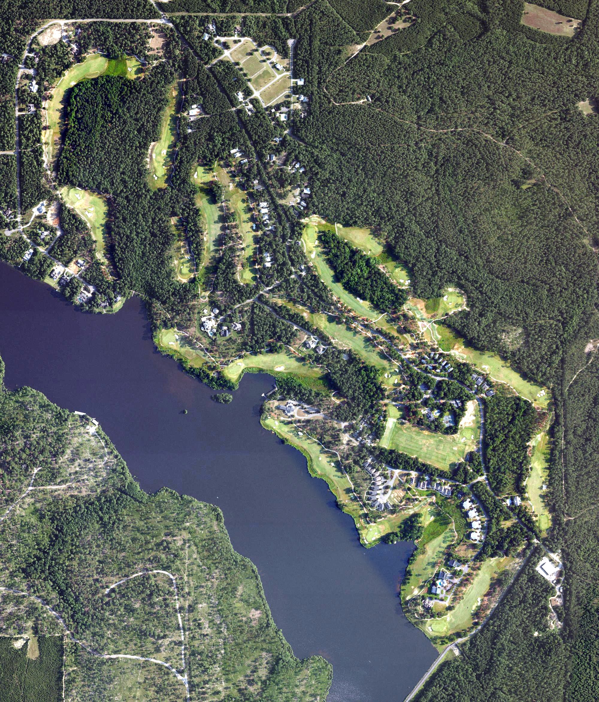 Aerial view of Steelwood Country Club, AL