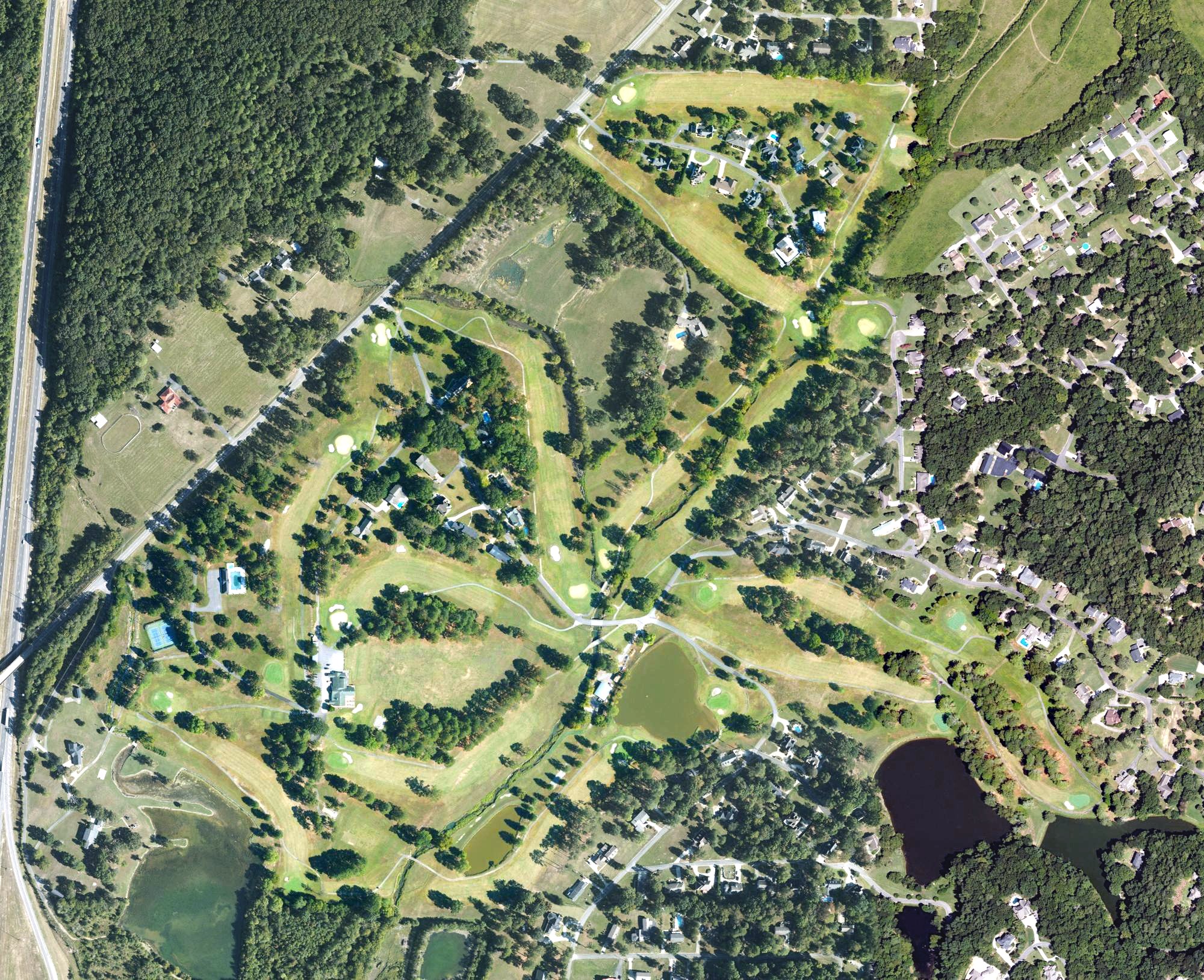 Aerial view of Terrapin Hills Country Club, AL