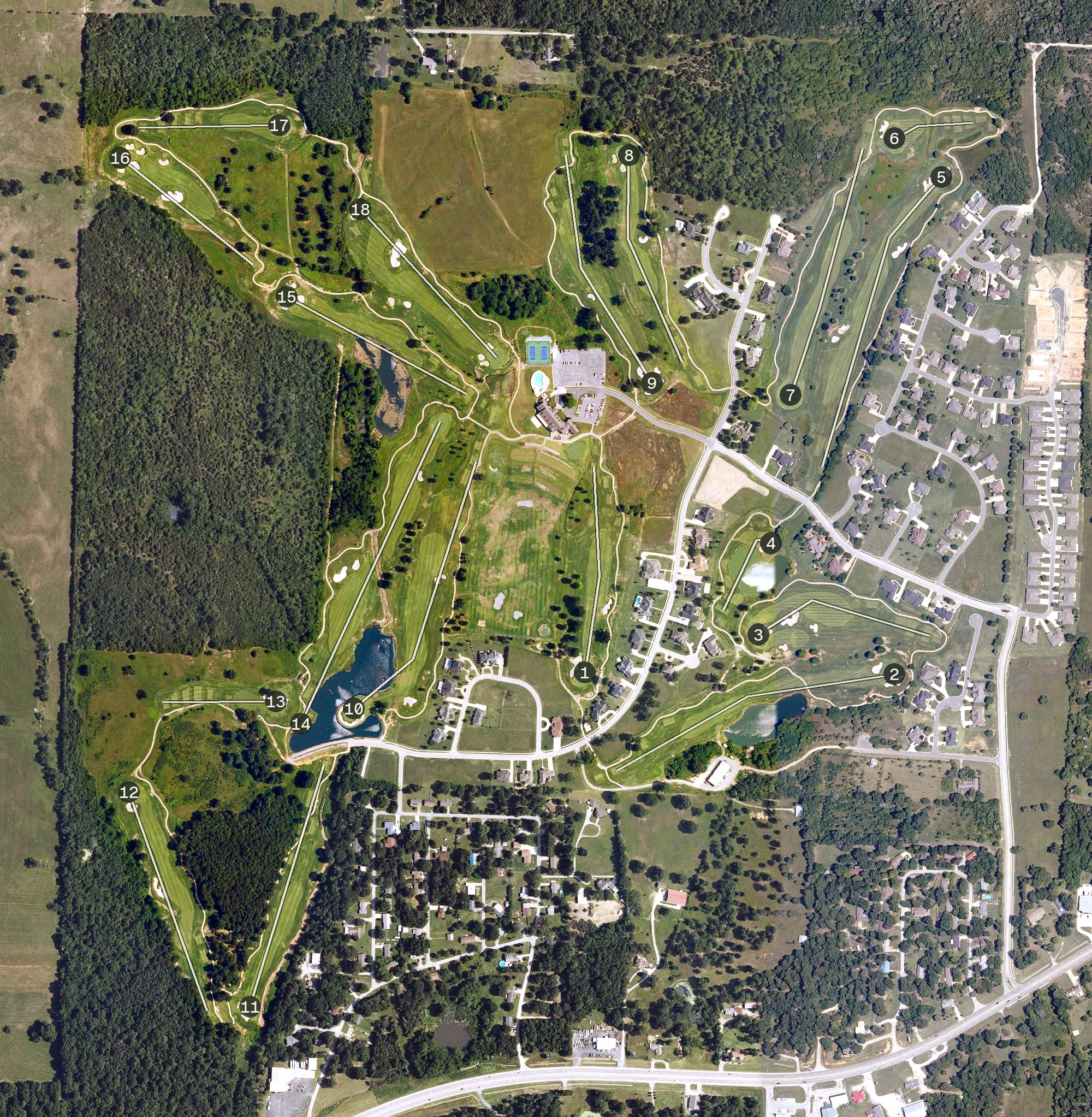 Aerial view of Big Creek, AR