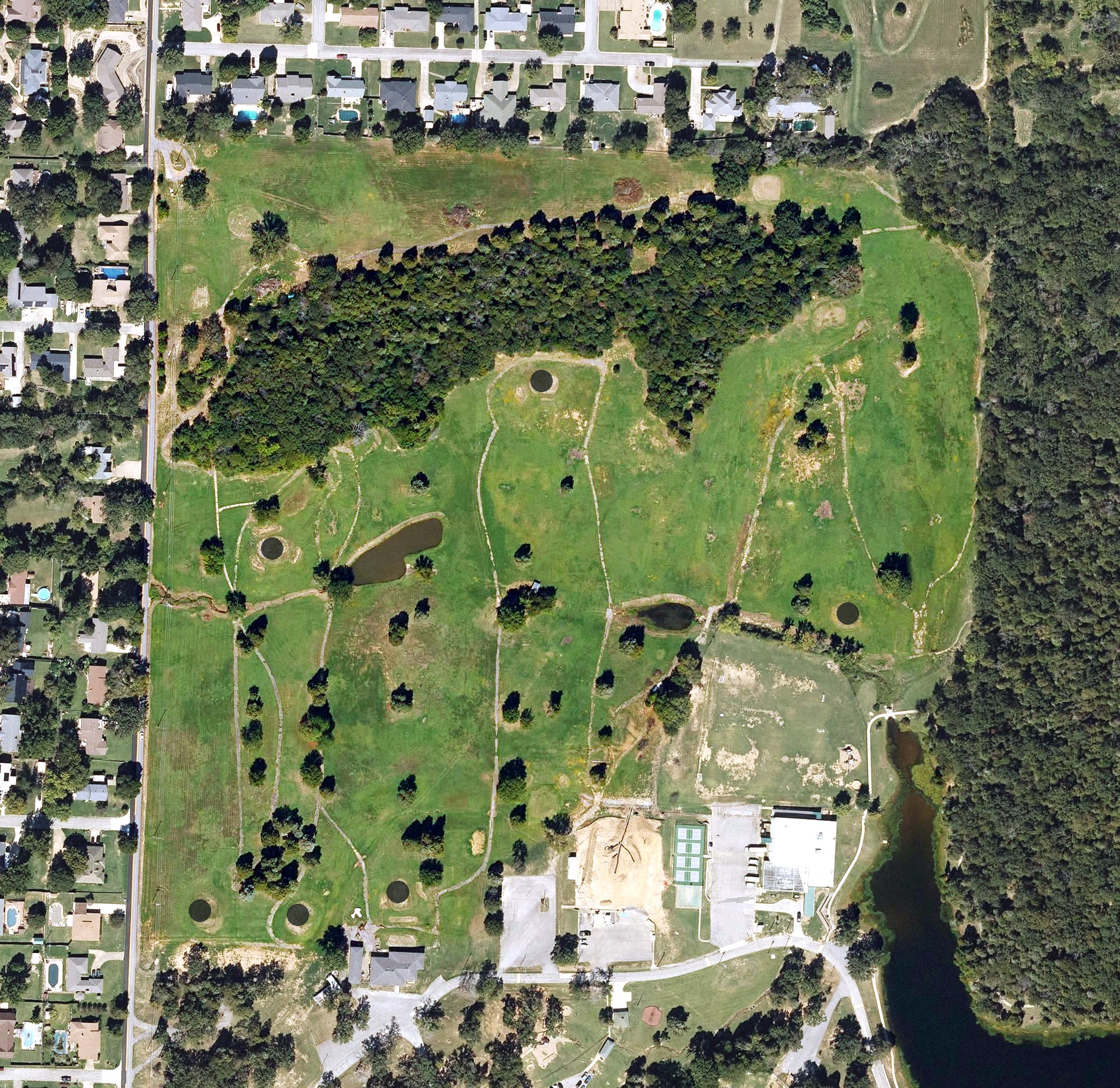 Aerial view of Cedars Country Club, AR