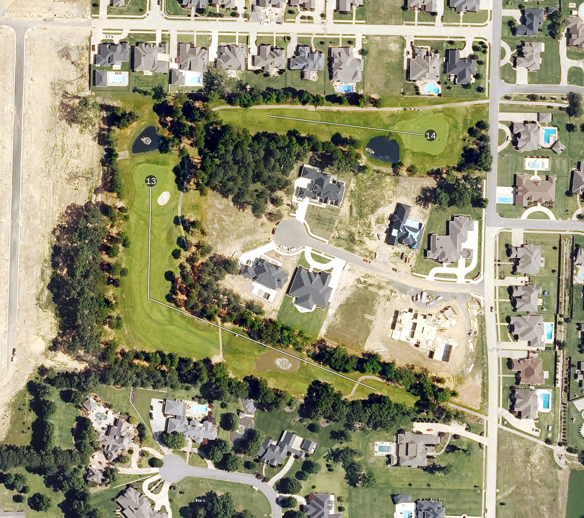 Aerial view of Centennial Valley, AR
