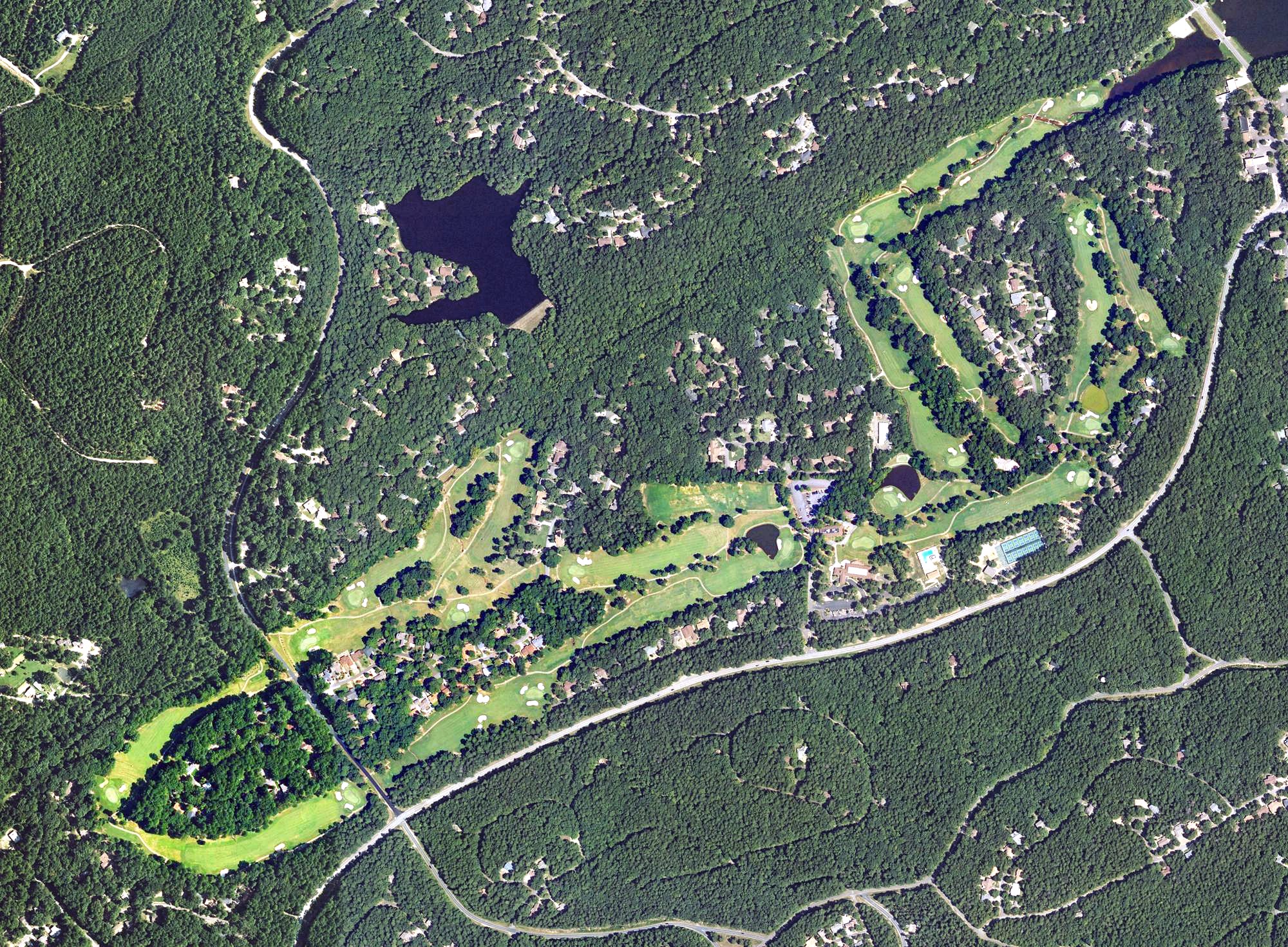 Aerial view of DeSoto Golf Course, AR