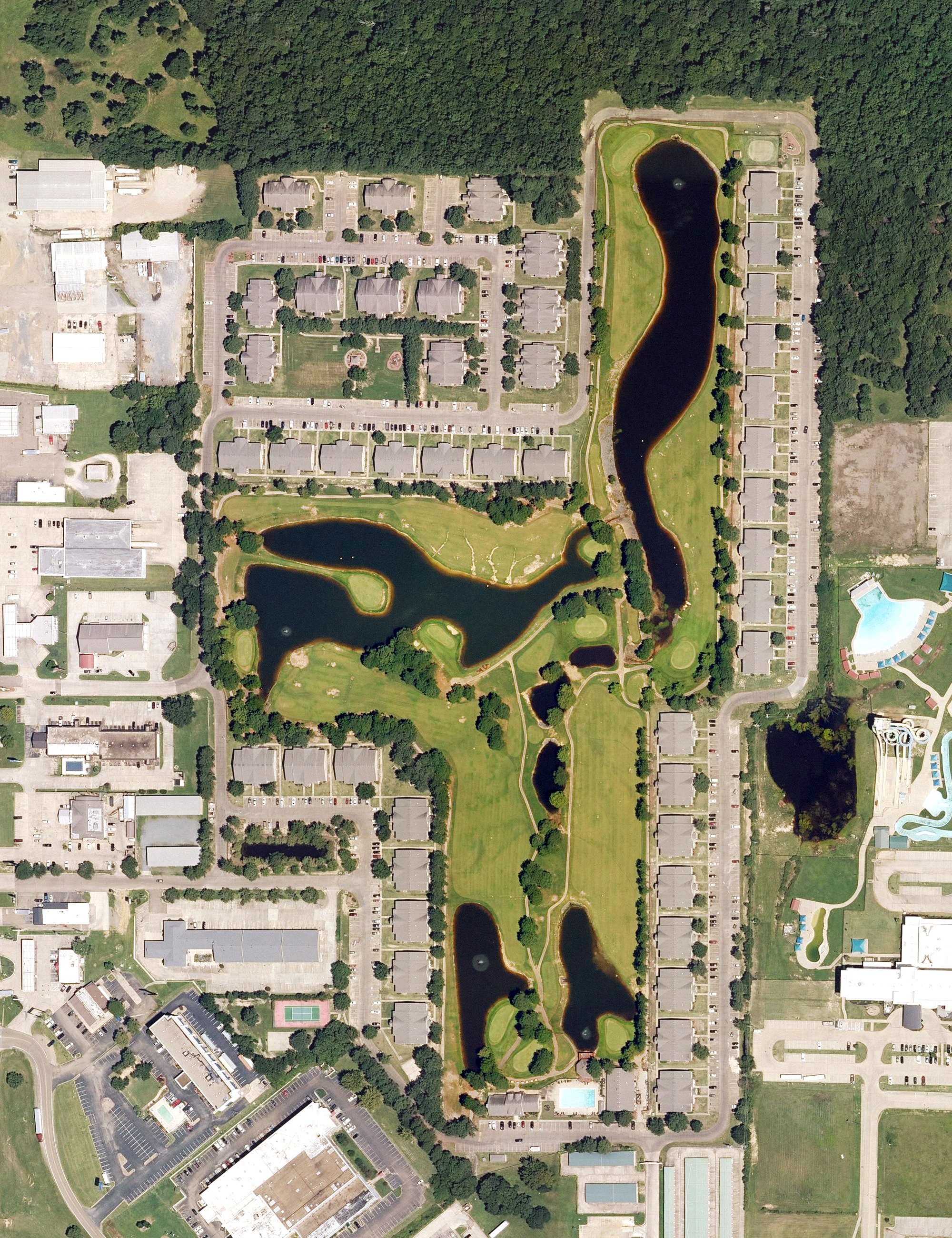 Aerial view of Golf Course at the Links, AR