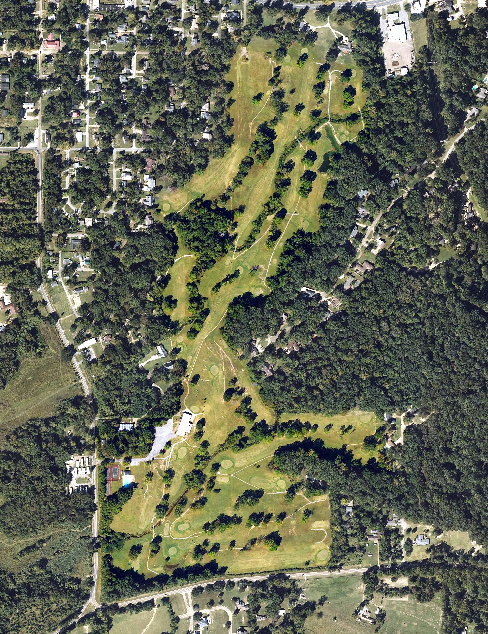 Aerial view of Helena Country Club, AR