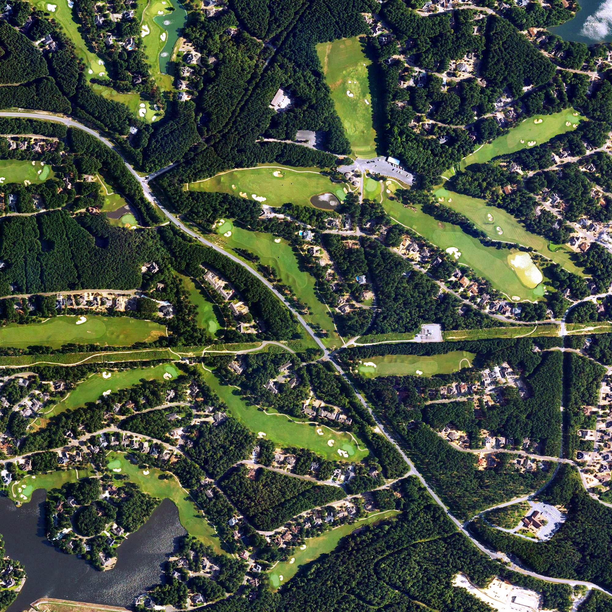 Aerial view of Isabella Golf Course, AR