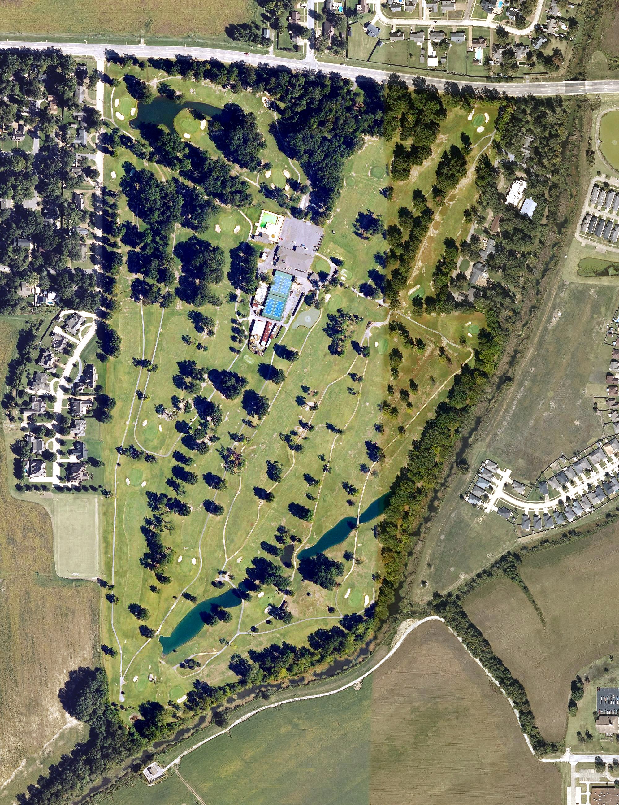 Aerial view of Meadowbrook Country Club, AR
