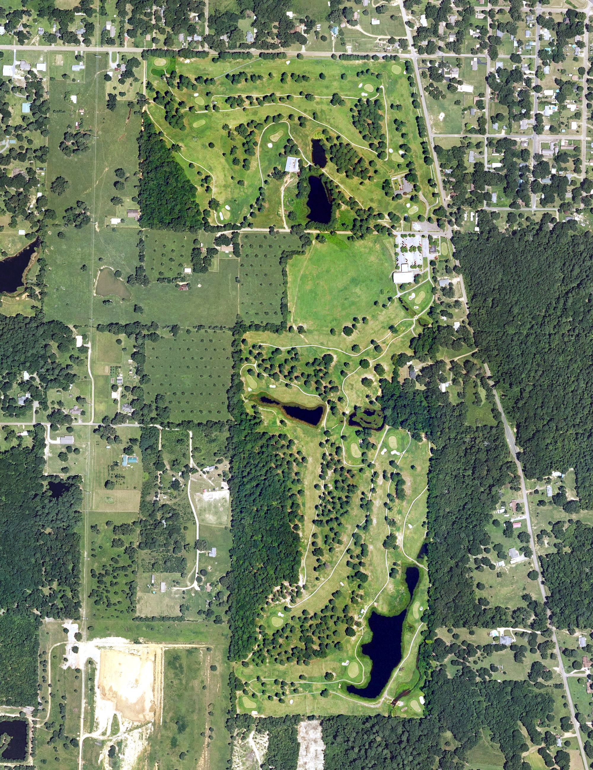 Aerial view of New Haven Golf Club, AR