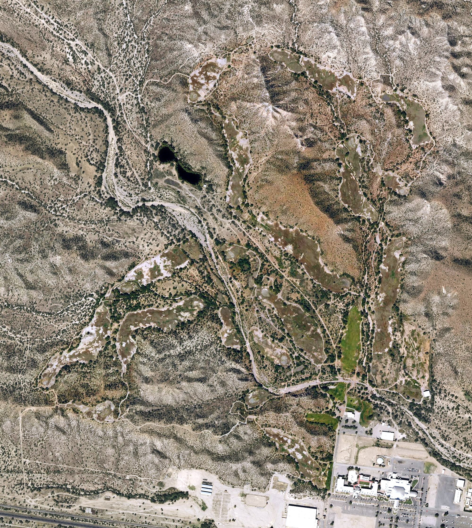 Aerial view of Apache Stronghold Golf Club, AZ
