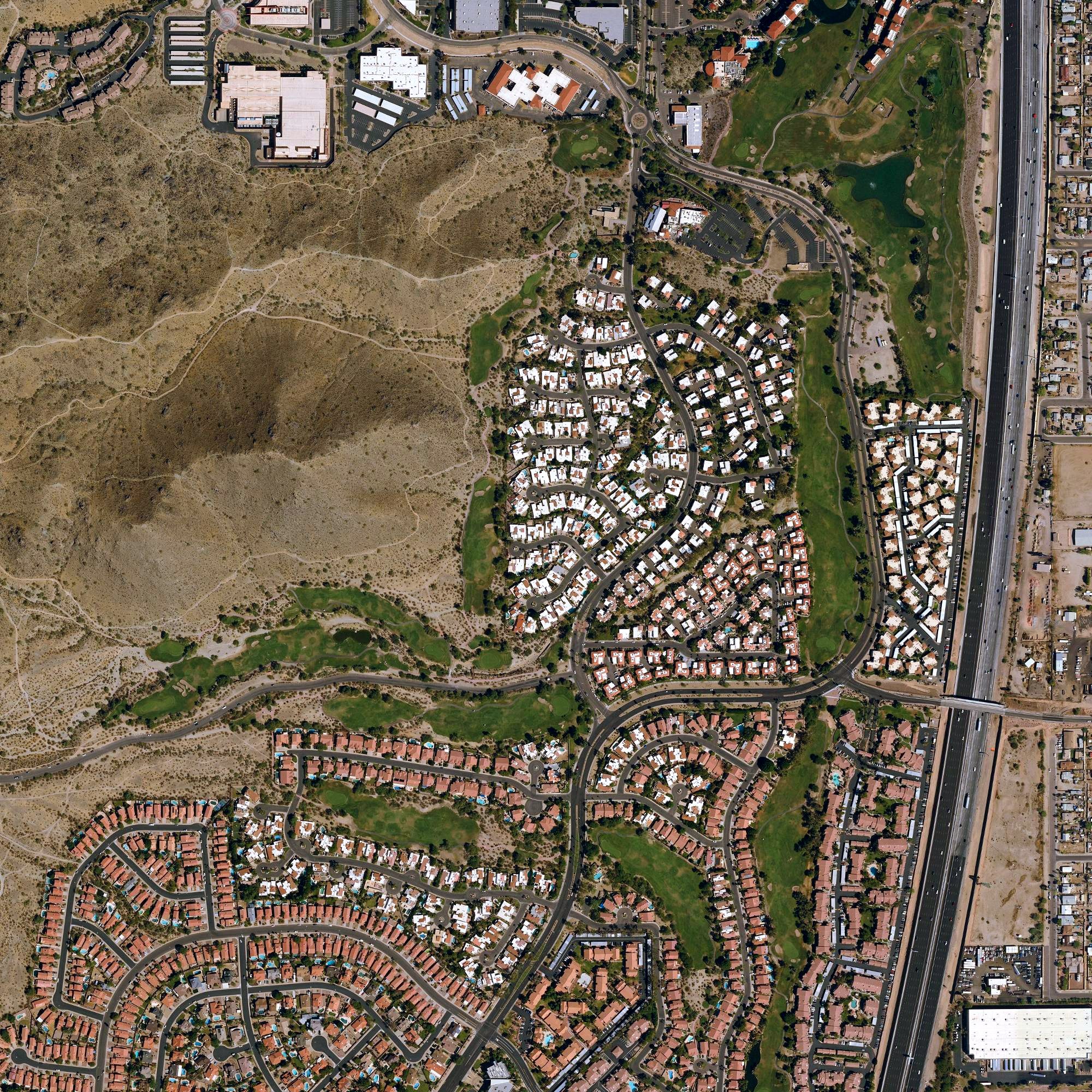 Aerial view of Arizona Grand Resort, AZ