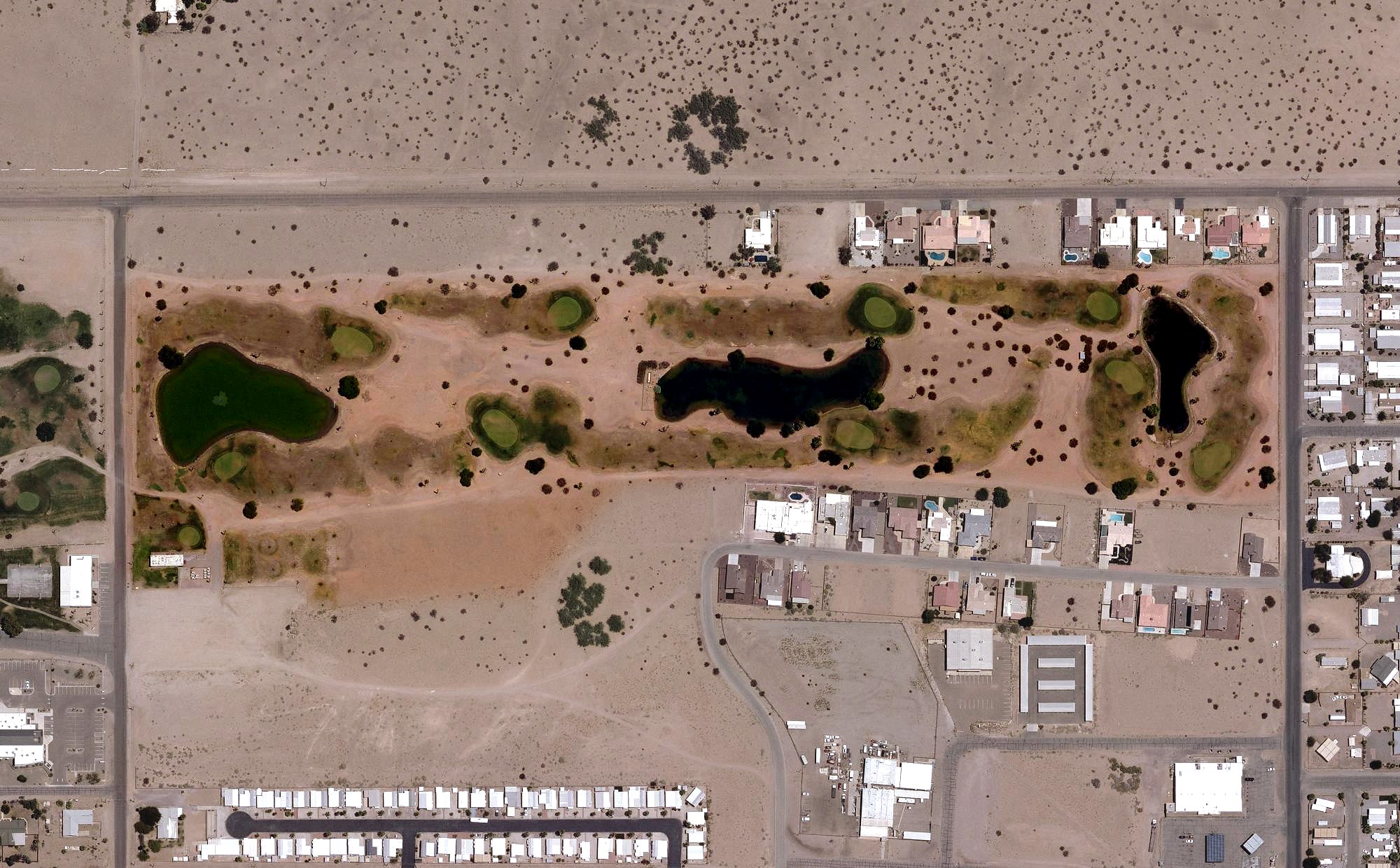 Aerial view of Butterfield Golf Course, AZ