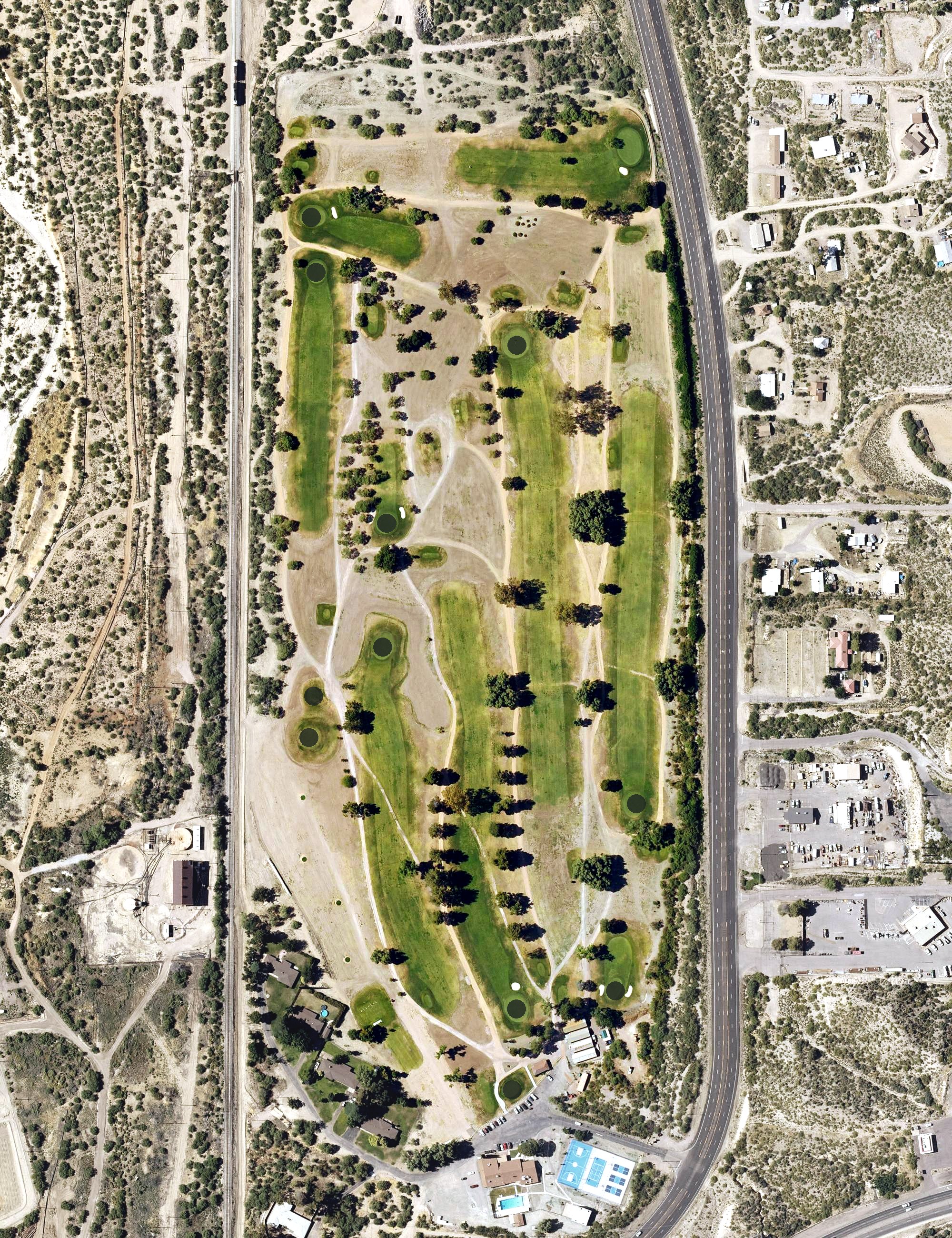 Aerial view of Cobre Valley Country Club, AZ