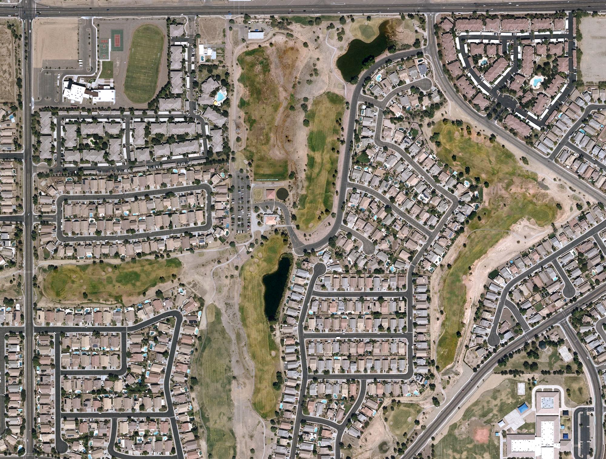Aerial view of Coldwater Arizona Golf Club, AZ