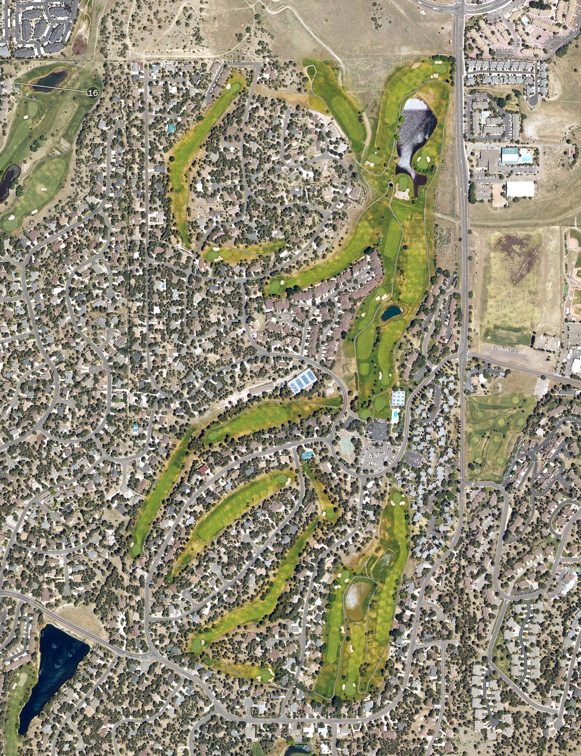 Aerial view of Continental Country Club, AZ
