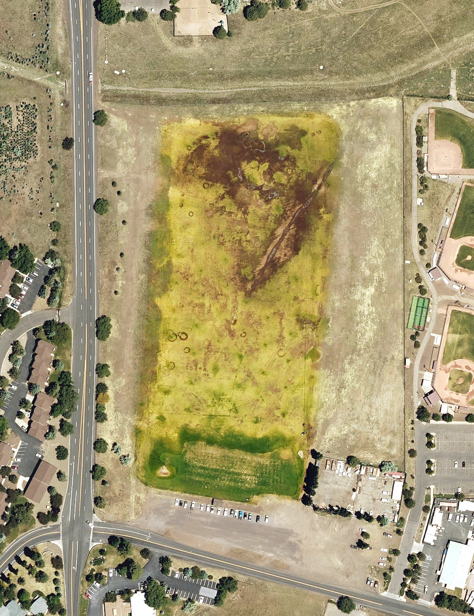 Aerial view of Continental Driving Range, AZ