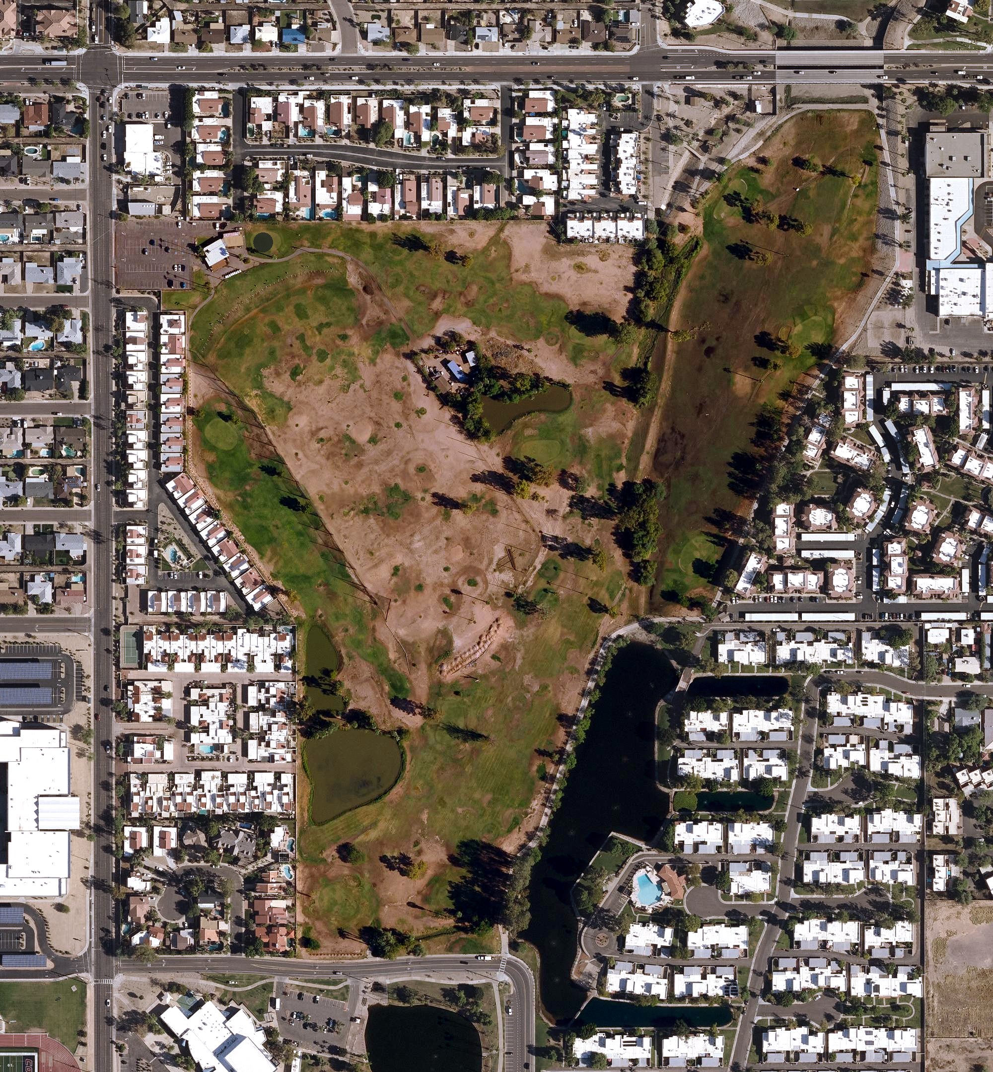 Aerial view of Coronado Golf Course, AZ