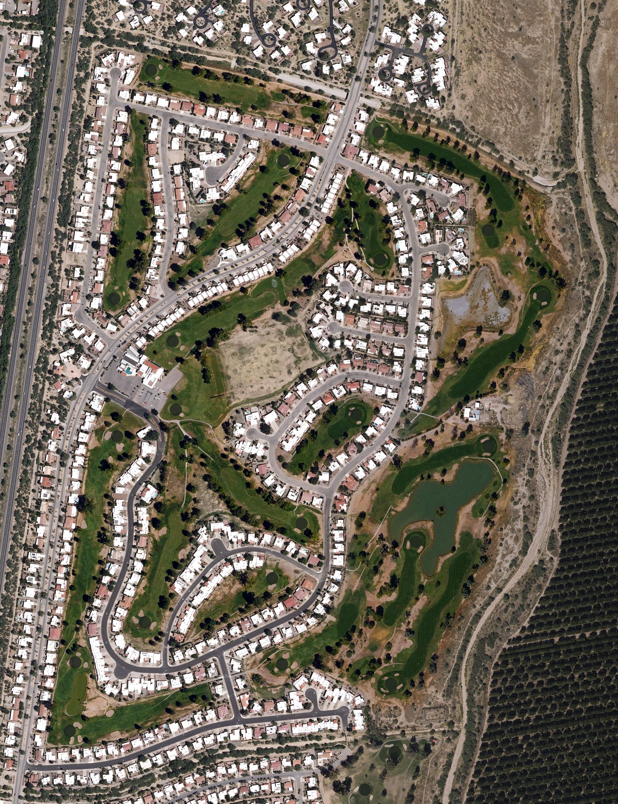 Aerial view of Country Club of Green Valley, AZ