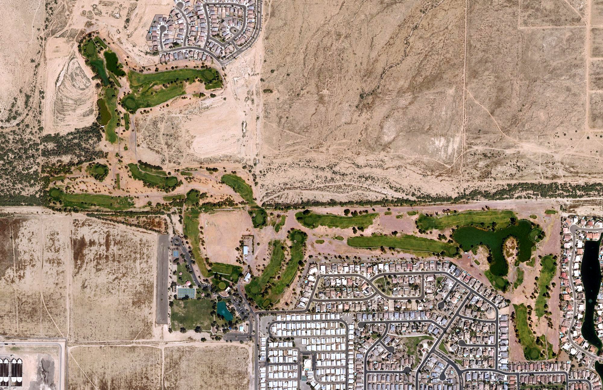 Aerial view of Dave White Municipal Golf Course, AZ