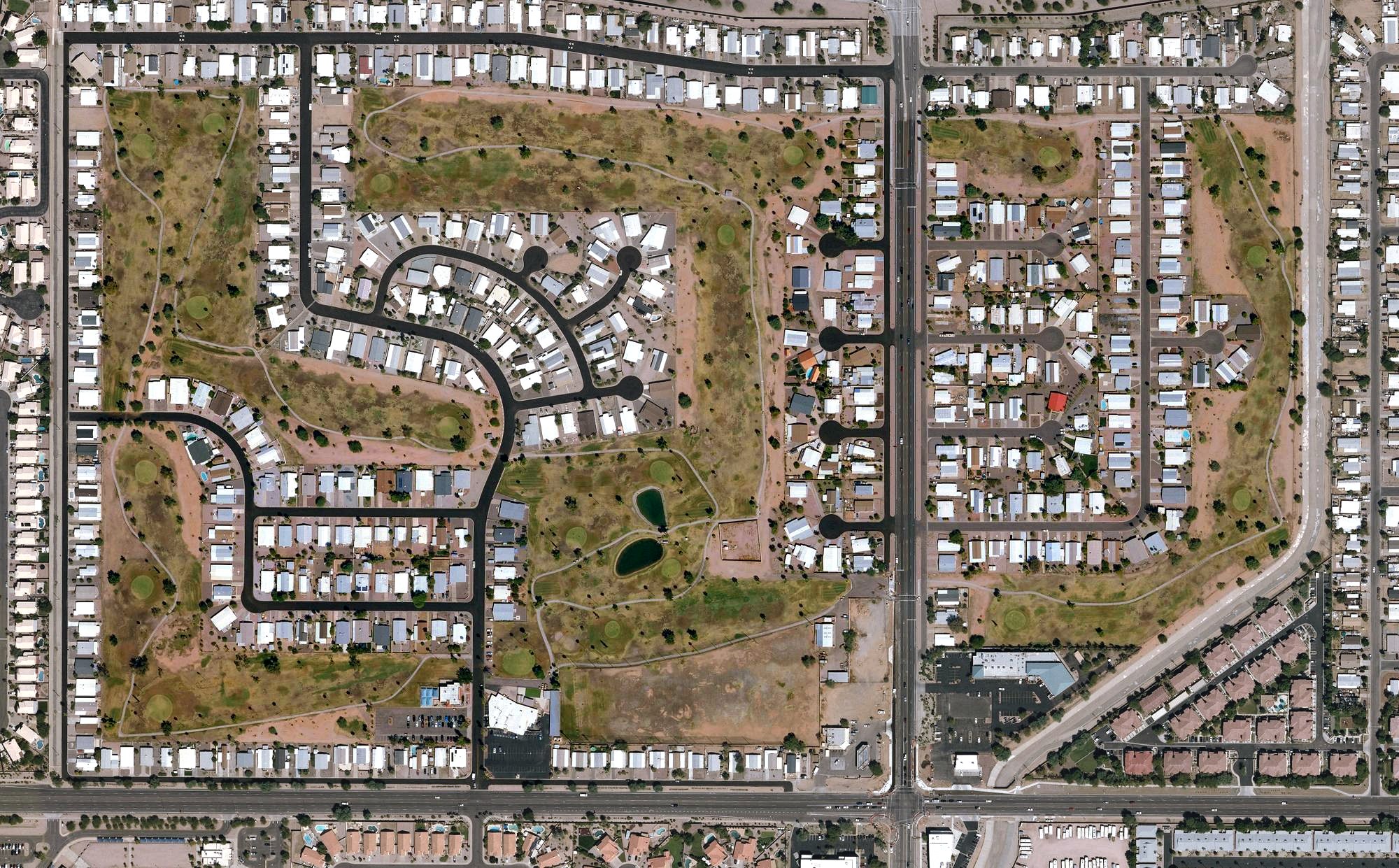 Aerial view of Desert Sands Golf Course, AZ
