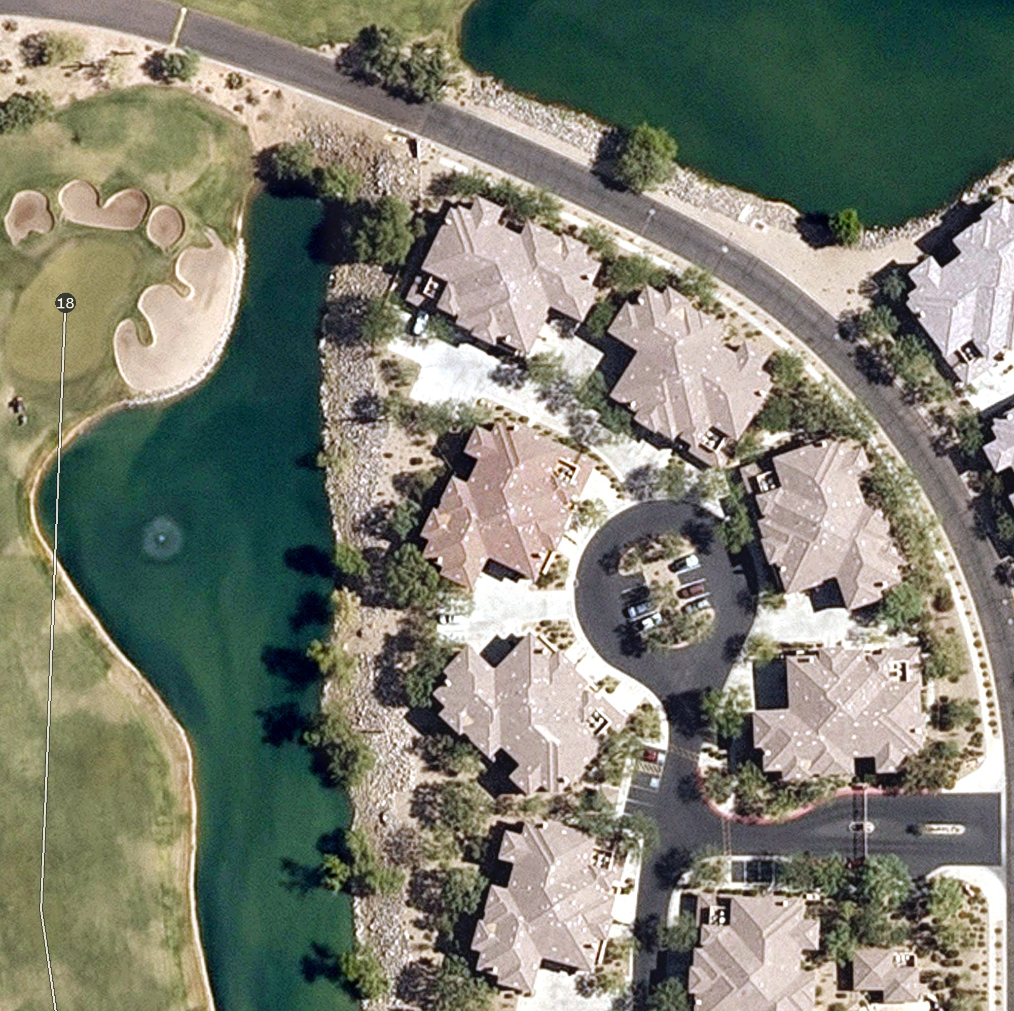 Aerial view of Elite Golf Schools of Arizona, AZ