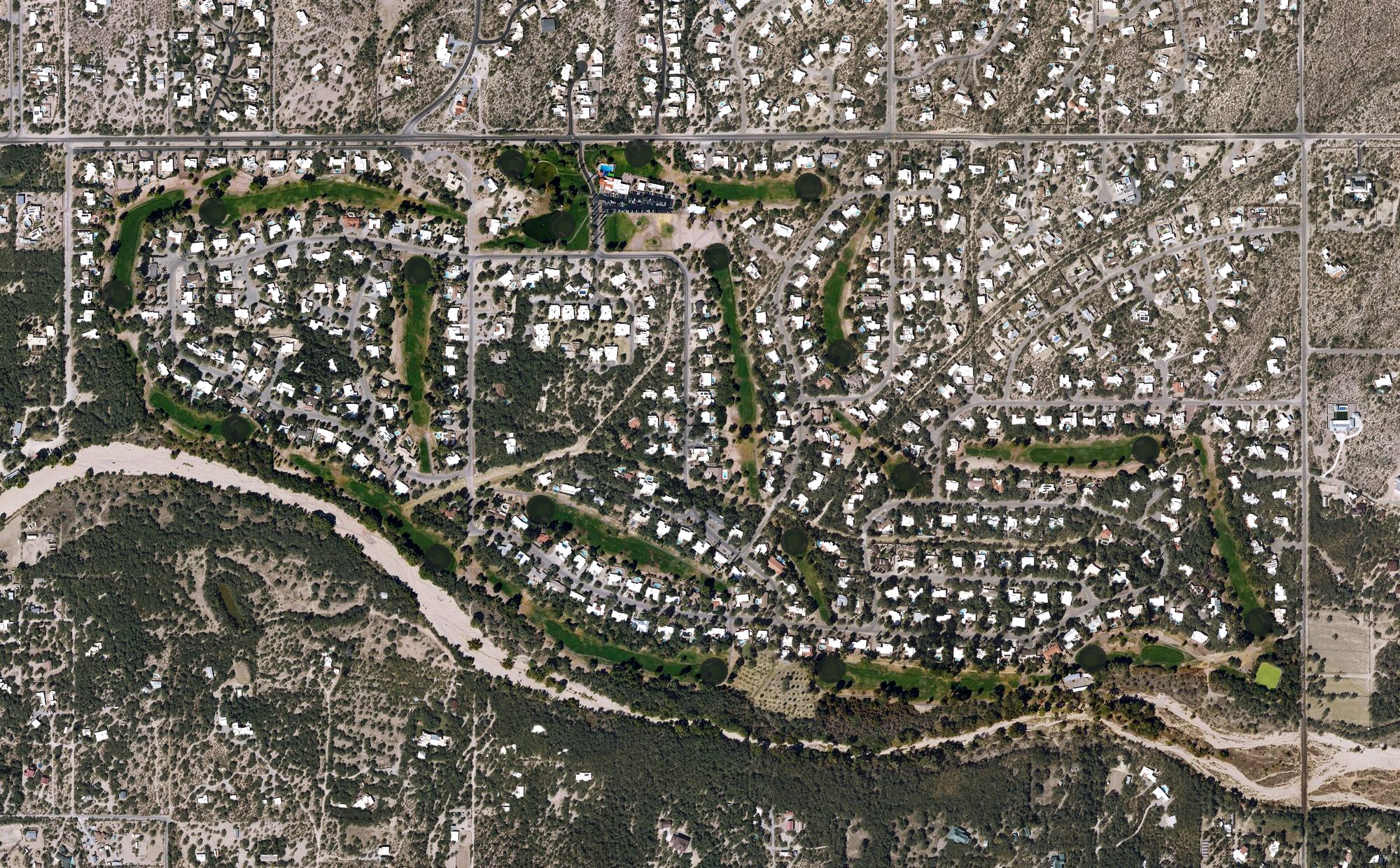 Aerial view of Forty Niner Golf and Country Club, AZ