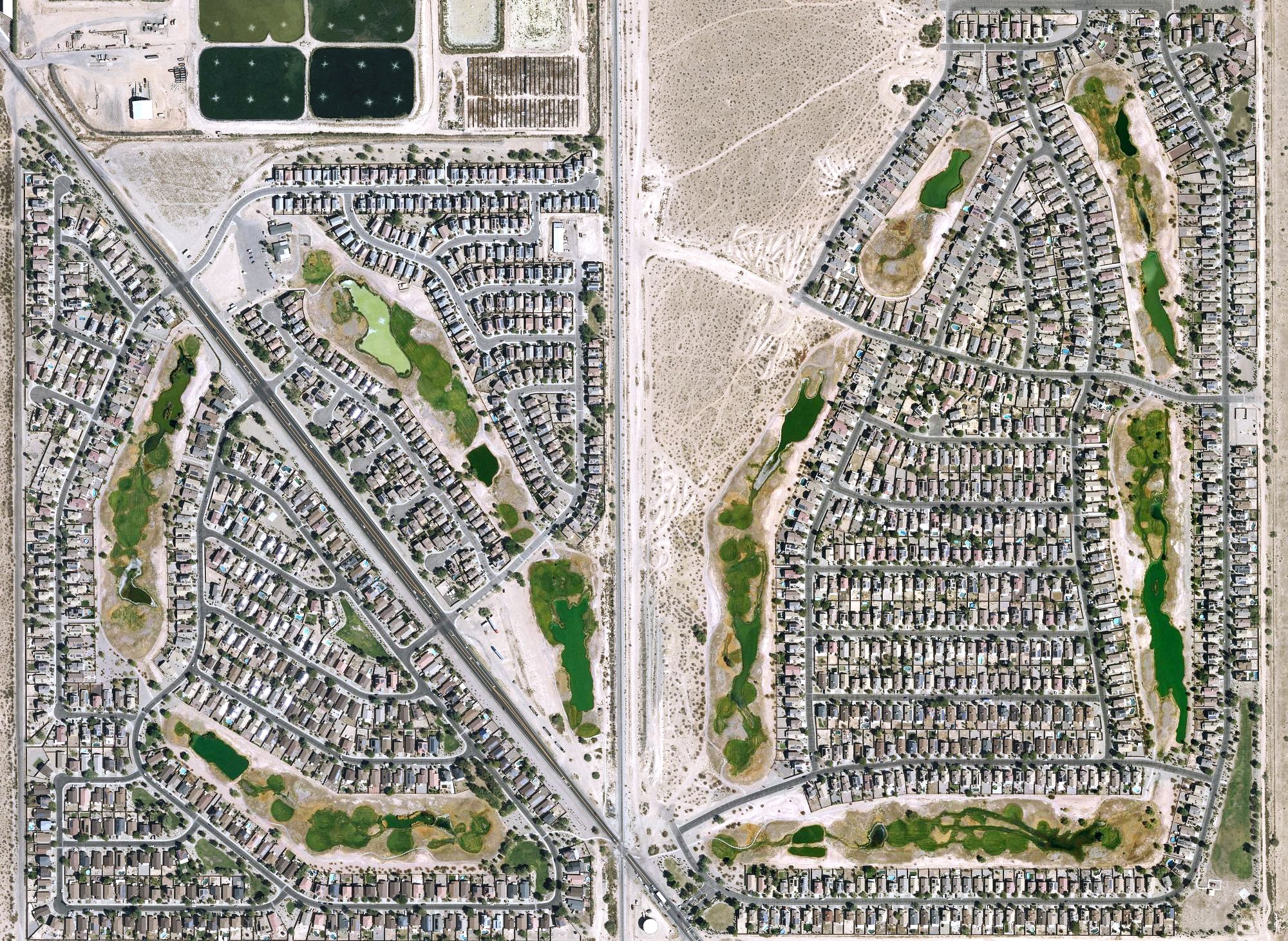 Aerial view of Golf Club at Oasis, AZ