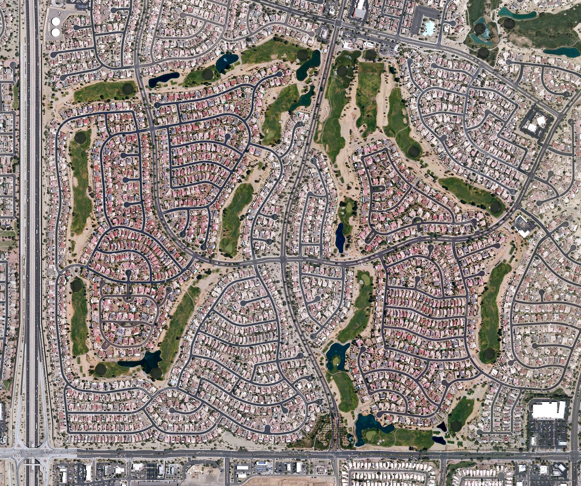 Aerial view of Granite Falls Golf Club - South, AZ