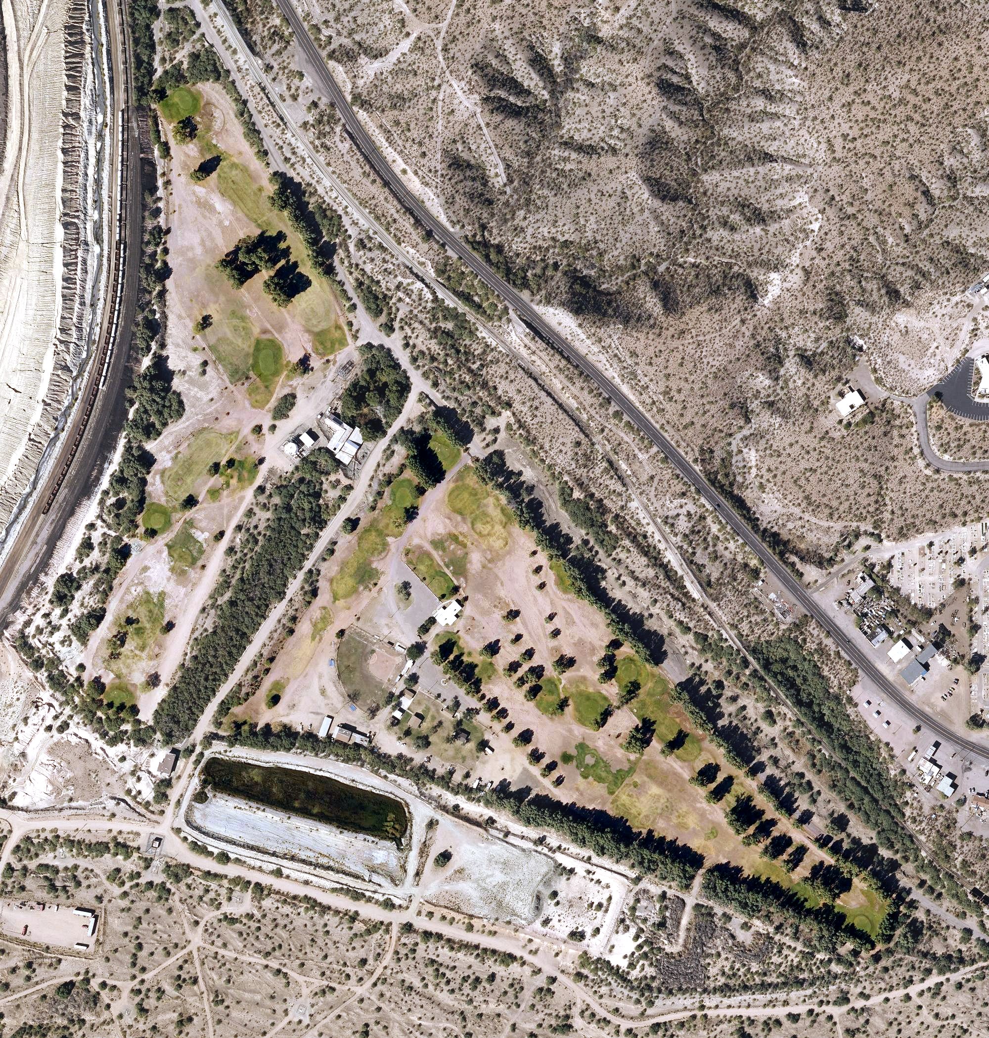 Aerial view of Hayden Golf Club, AZ